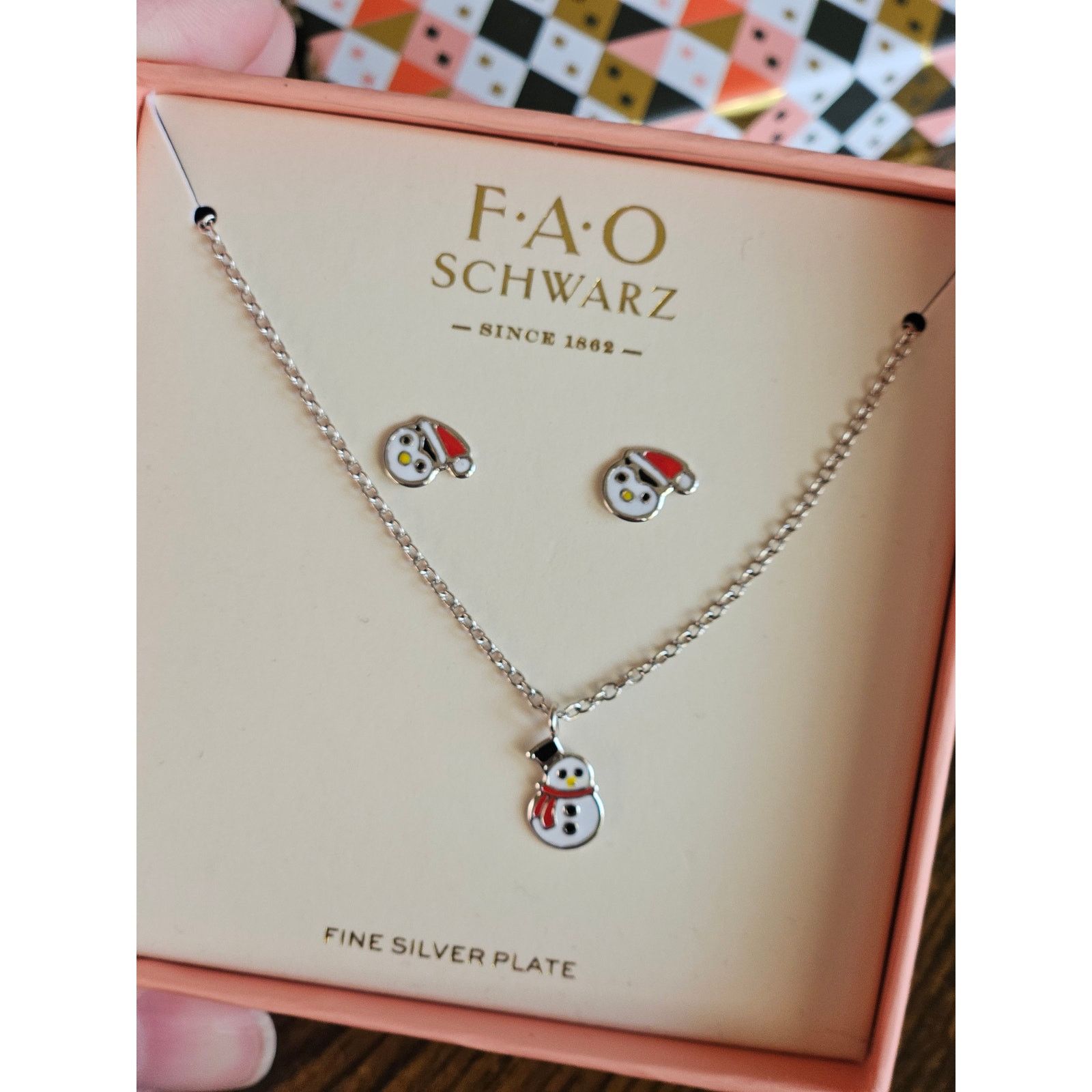 Other FAO Schwarz Silver-Plated Penguin Earrings Snowman Necklace Size ONE SIZE - 2 Thumbnail
