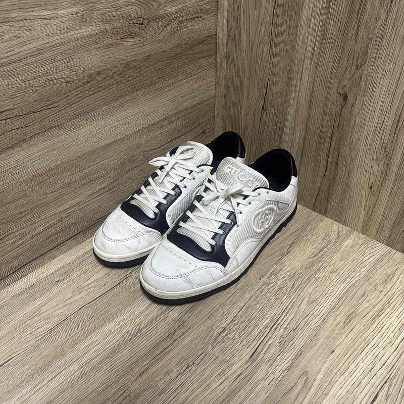 Gucci Gucci MAC80 Leather Low-Top Sneakers for Men 0079 Size US 10.5 / EU 43-44 - 1 Thumbnail