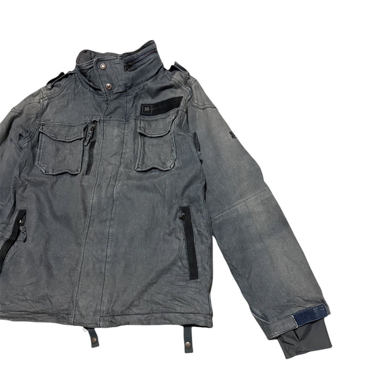 Japanese Brand Trashed Vintage 686 Jacket Zipper Ups Sun Faded Size US M / EU 48-50 / 2 - 3 Thumbnail