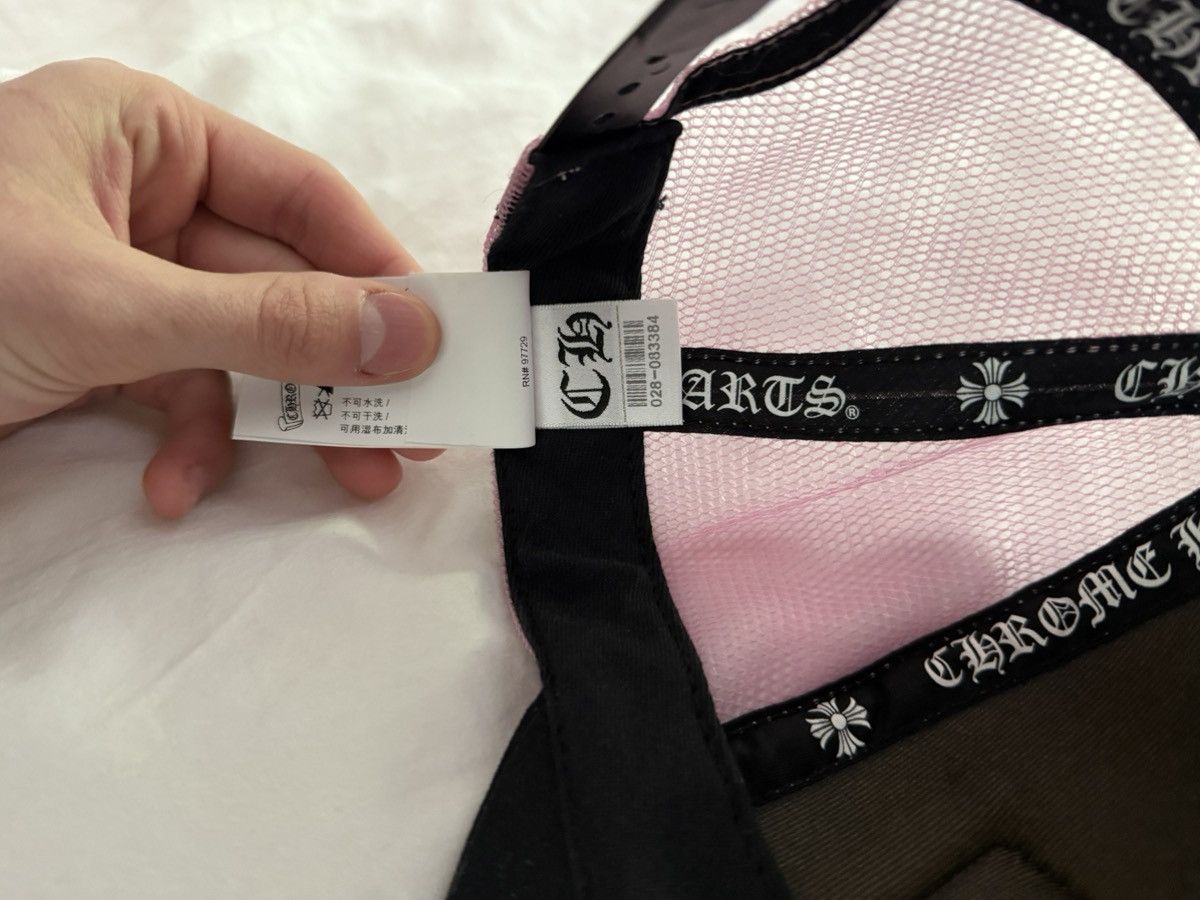 Chrome Hearts Pink Chrome Hearts Trucker Hat Size ONE SIZE - 8 Thumbnail