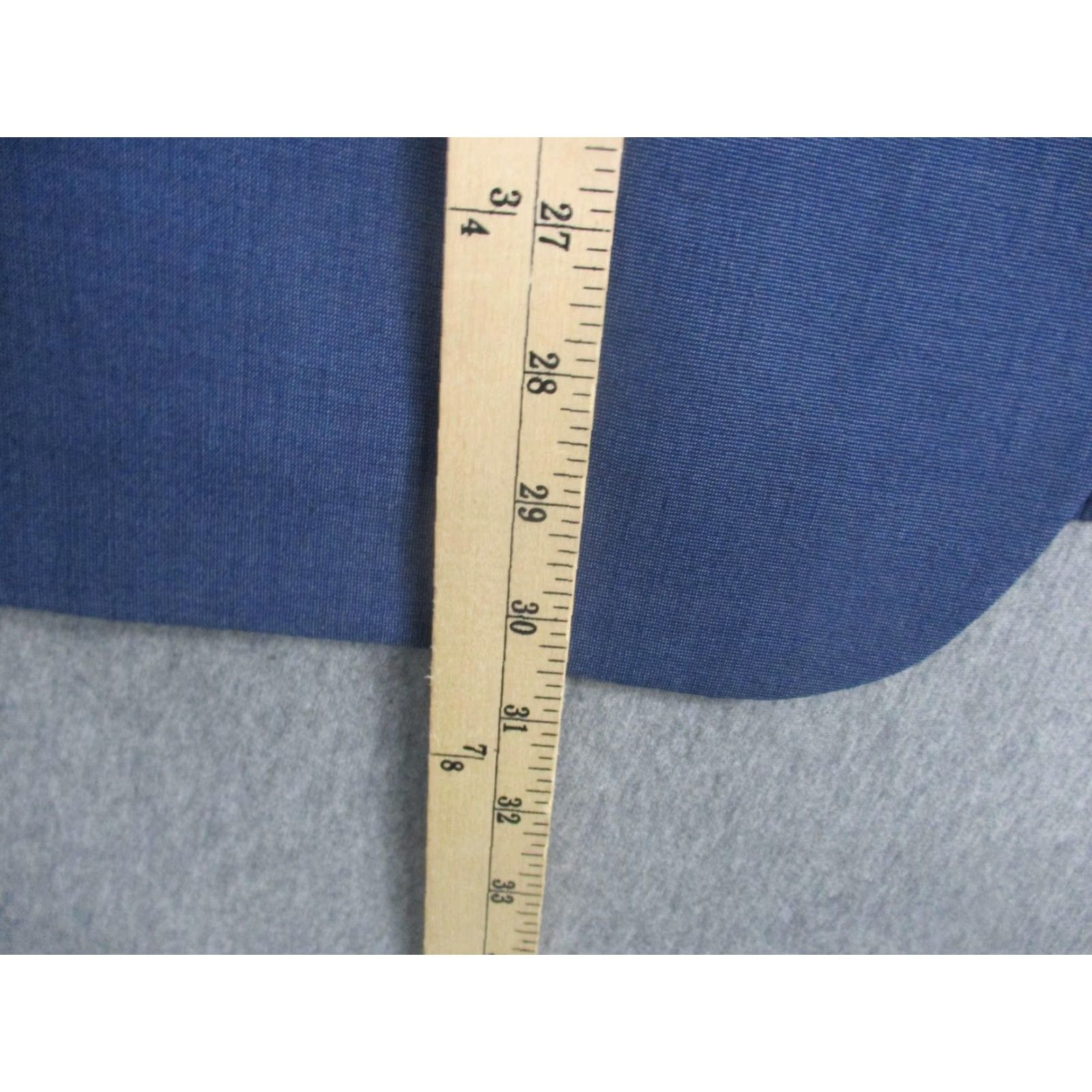 Vintage Marc New York Andrew Marc Blazer Mens 42R Casselman Blue Stretch Suit Jacket 2 Piece Notch Lapel Two-Button Casual Formal Business Size 42R - 6 Thumbnail