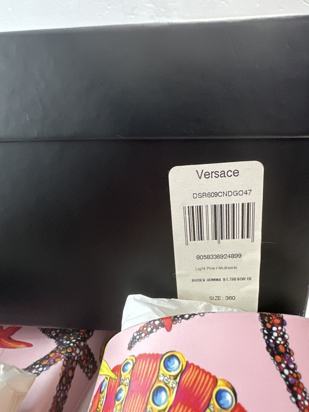 Versace Versace Trésor de la Mer Slide Sandal (Women) Size US 6 / IT 36 - 2 Thumbnail