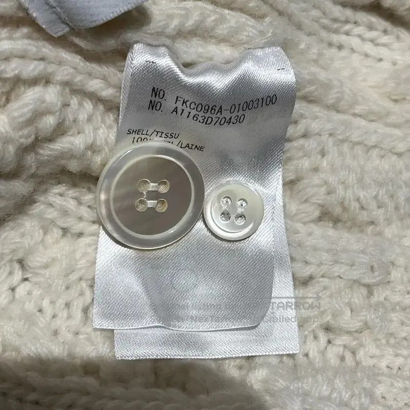 Thom Browne Thom Browne White Wool Cable Knit Cardigan . Size S / US 4 / IT 40 - 5 Thumbnail