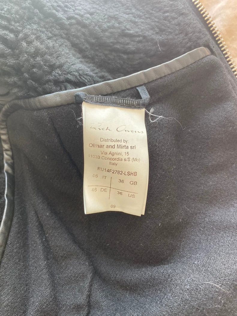Rick Owens rick owens size 36 Fur one piece sheepskin jacket Size US M / EU 48-50 / 2 - 4 Thumbnail