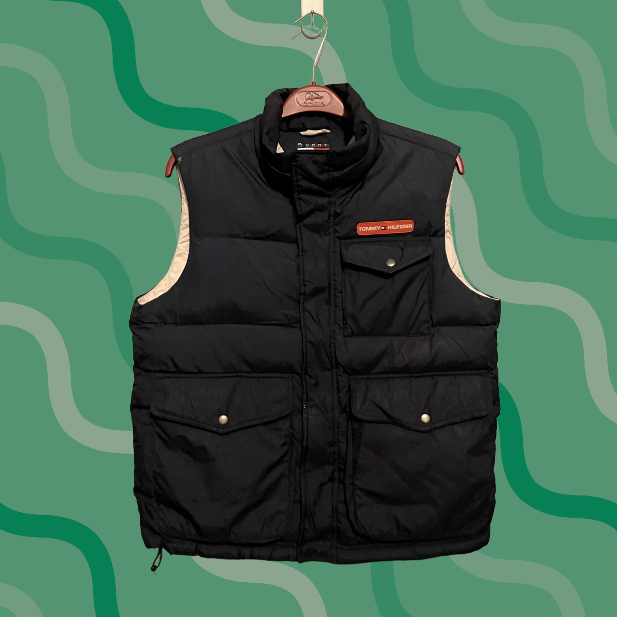 Tommy Hilfiger VINTAGE Tommy Hilfiger Jacket Mens M Blue Puffer Vest Size Down Insulated E257 Size US M / EU 48-50 / 2 - 1 Thumbnail