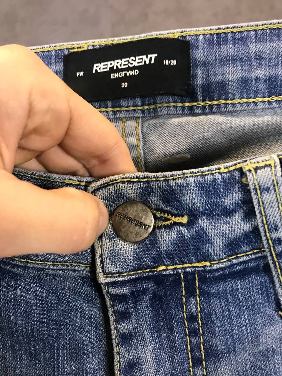 Represent Clo. Represent distressed biker jeans Size US 30 / EU 46 - 5 Thumbnail
