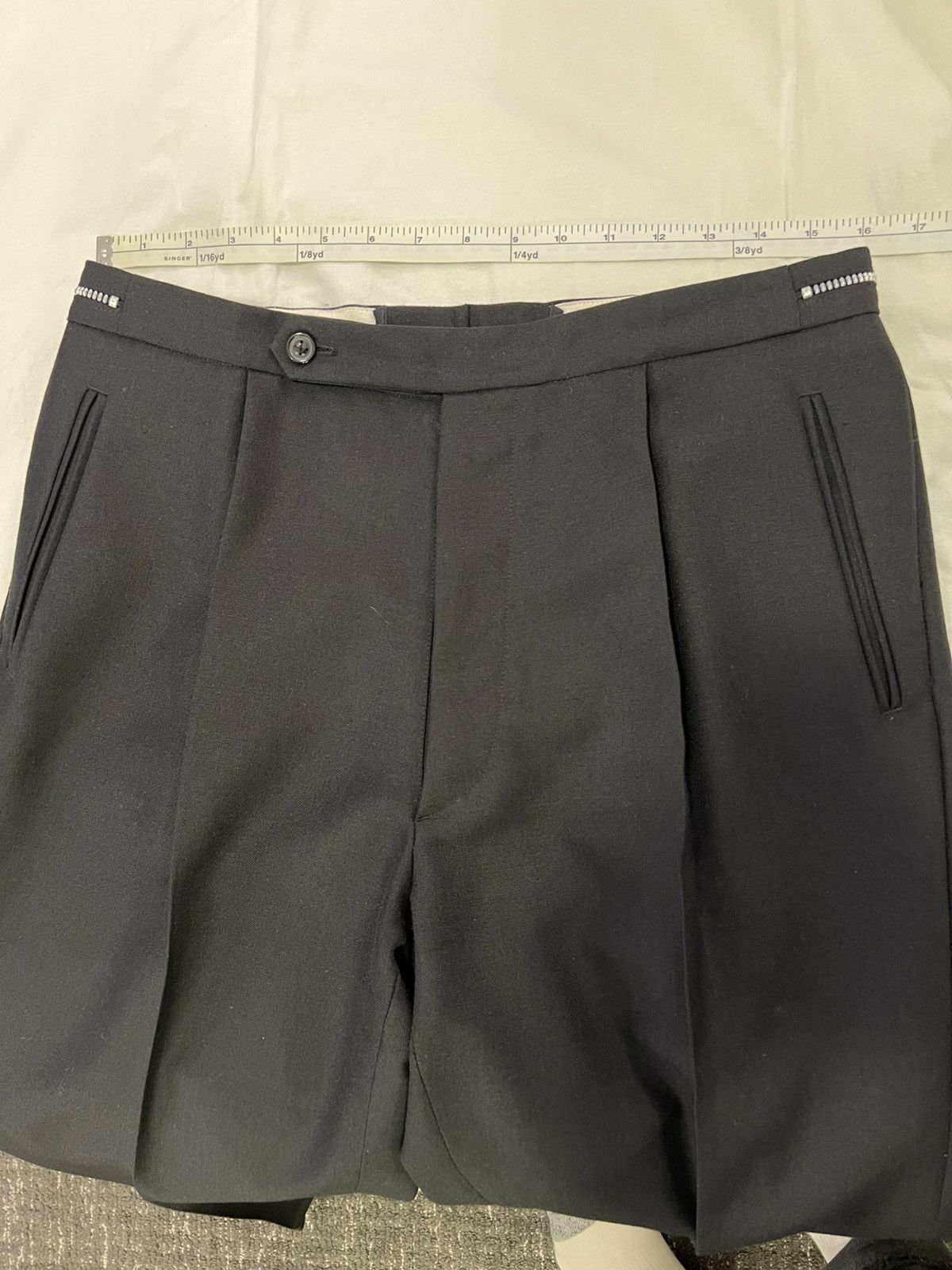 Maison Margiela Maison Margiela Cropped Mohair Pants Size US 32 / EU 48 - 6 Thumbnail