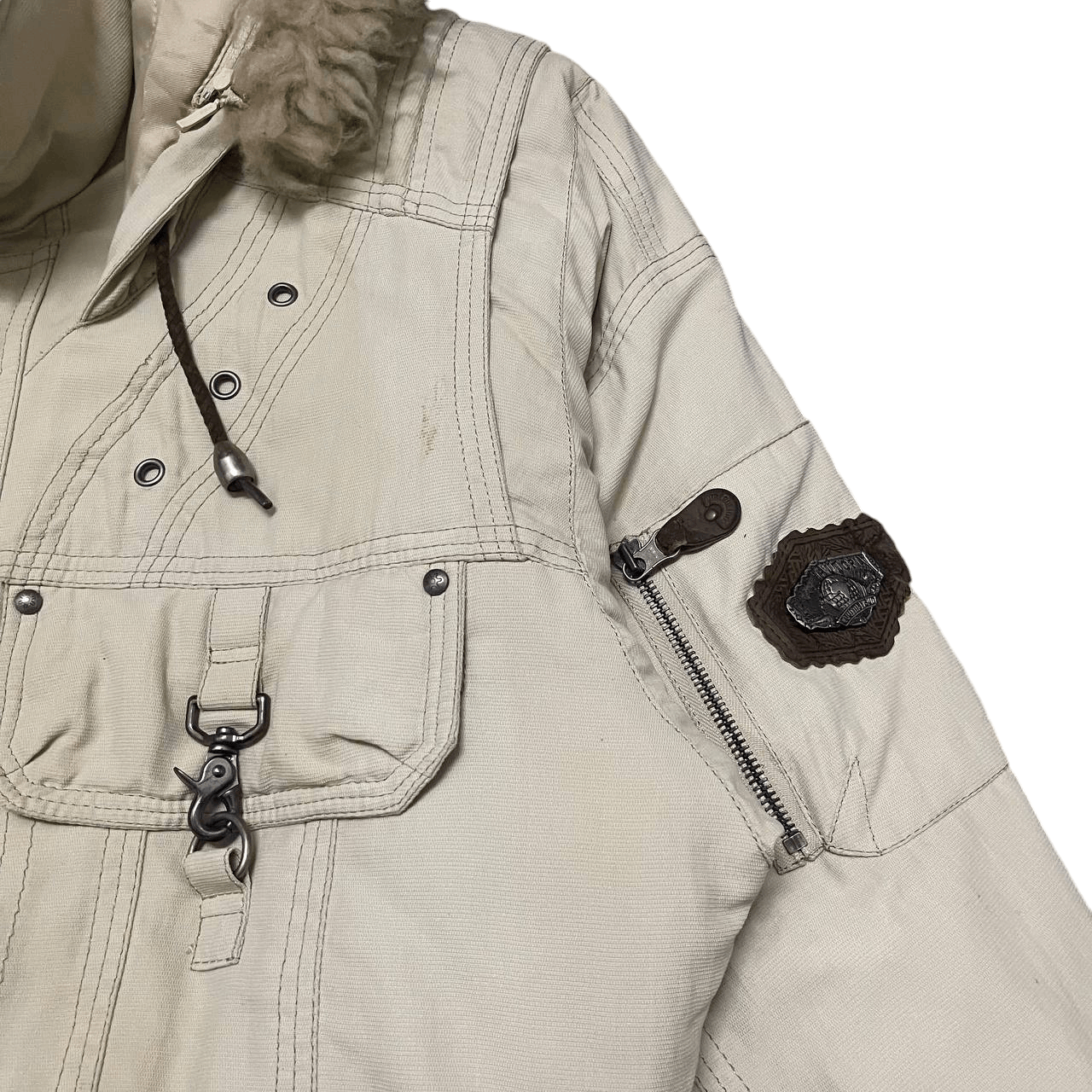 Japanese Brand Vintage 90's Coumayeur Ski Jacket Fur Hood Size US M / EU 48-50 / 2 - 5 Thumbnail
