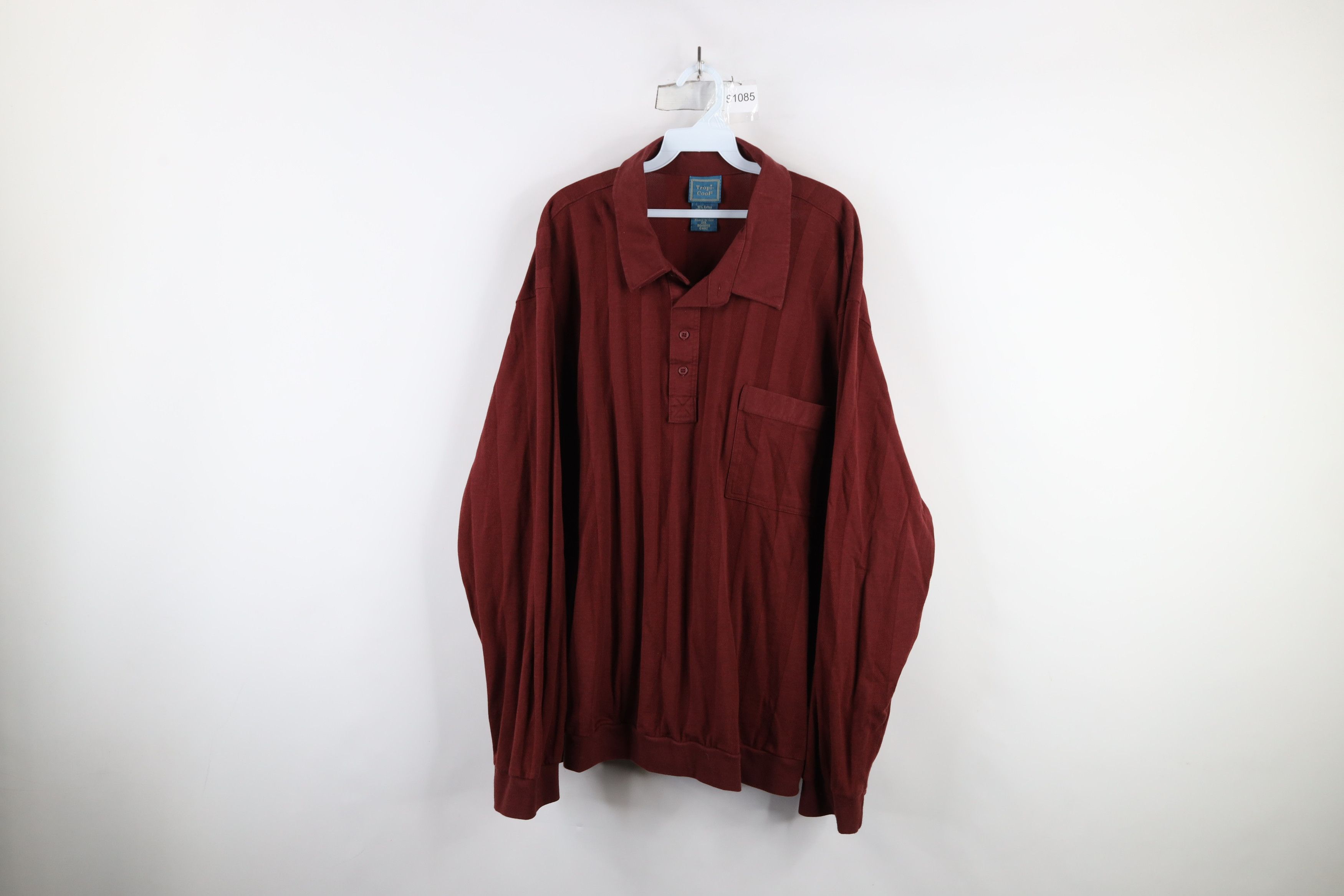 Vintage Vintage 90s Streetwear Striped Collared Pullover Polo Shirt Size US XXL / EU 58 / 5 - 1 Thumbnail