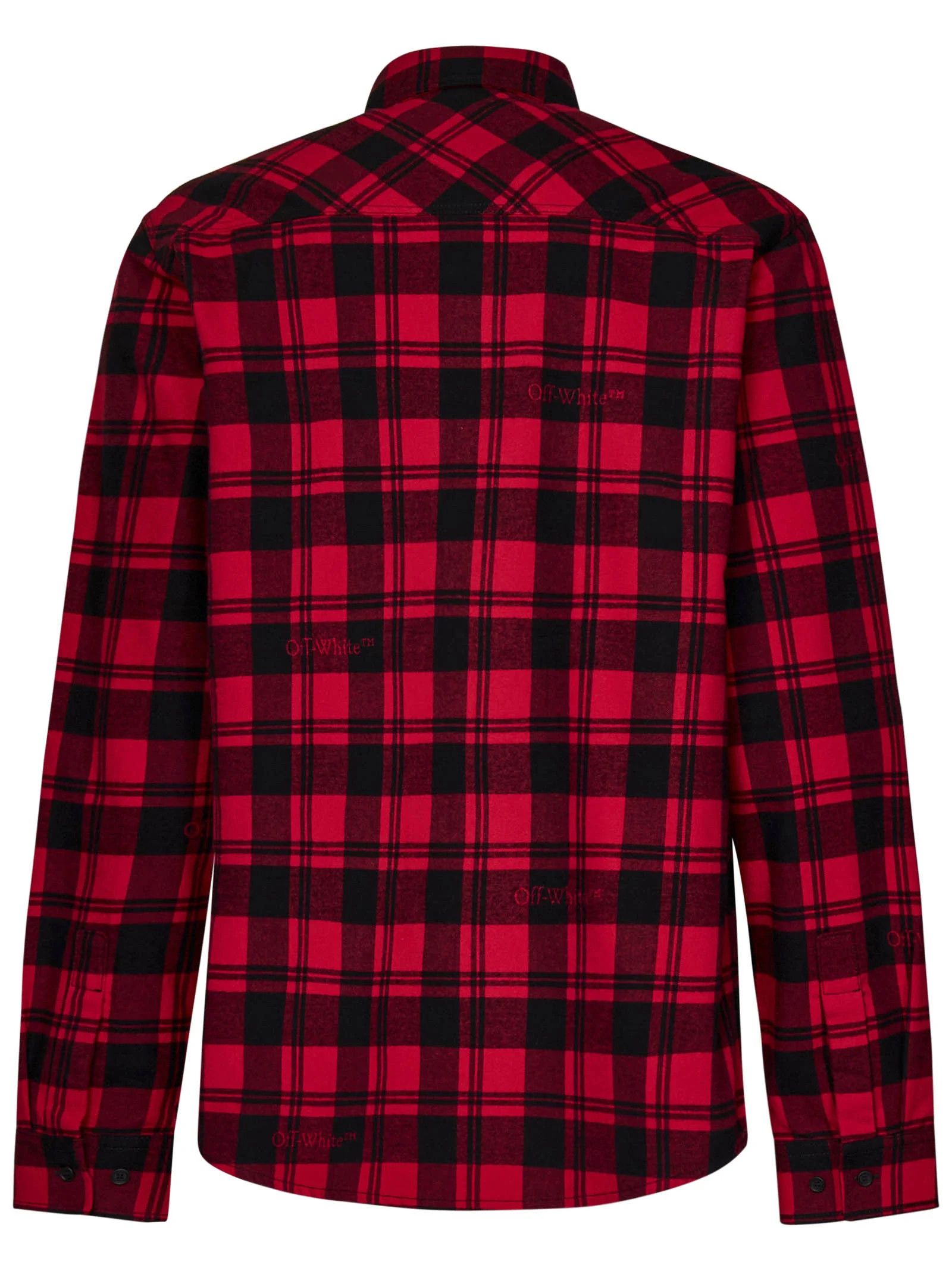 Off-White o1y0325 Logo Checked Shirt in Multicolor Size US M / EU 48-50 / 2 - 3 Thumbnail