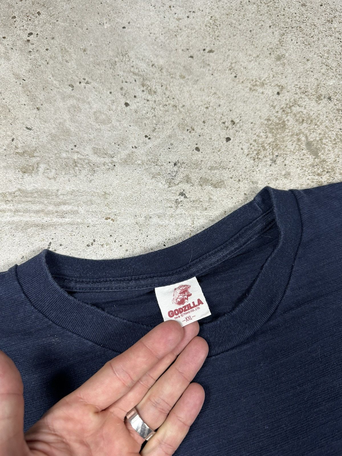 Japanese Brand × Vintage Vintage Y2K Godzilla Toho Co Navy T Shirt Tee Size US XL / EU 56 / 4 - 6 Thumbnail