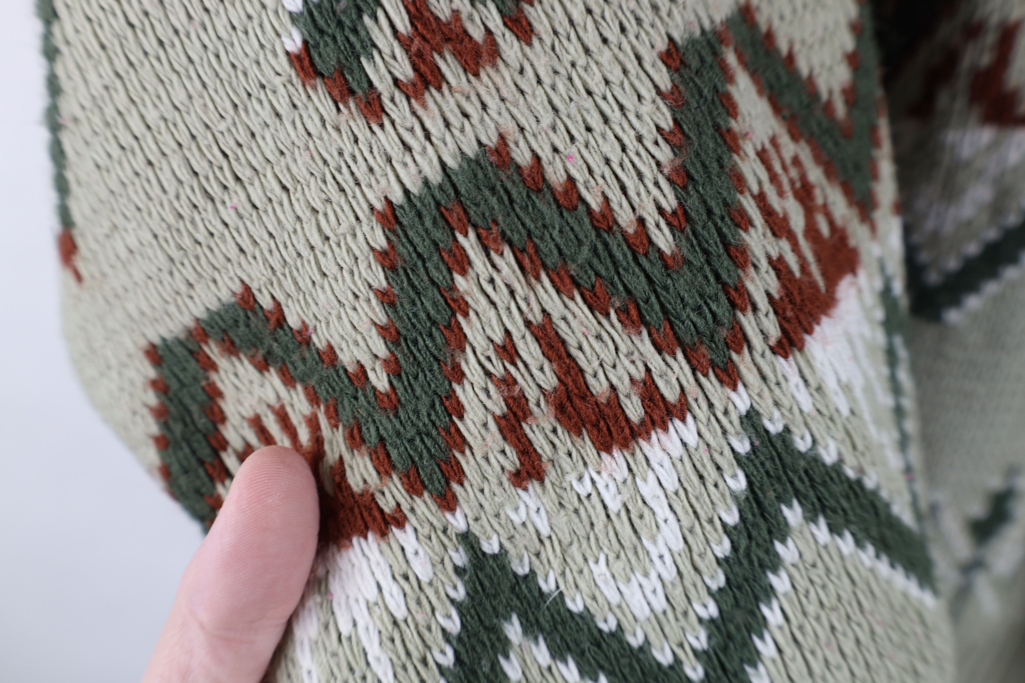 Vintage Vintage 70s Streetwear Fair Isle Knit Crewneck Sweater USA Size US L / EU 52-54 / 3 - 7 Thumbnail