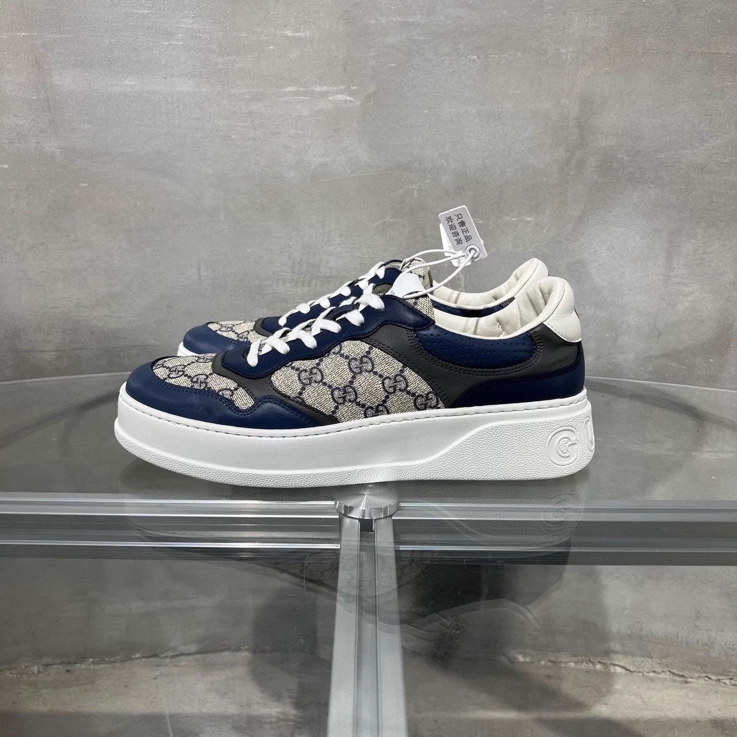 Gucci Gucci Chunky B GG white and blue 44 shoes Size US 11 / EU 44 - 3 Thumbnail