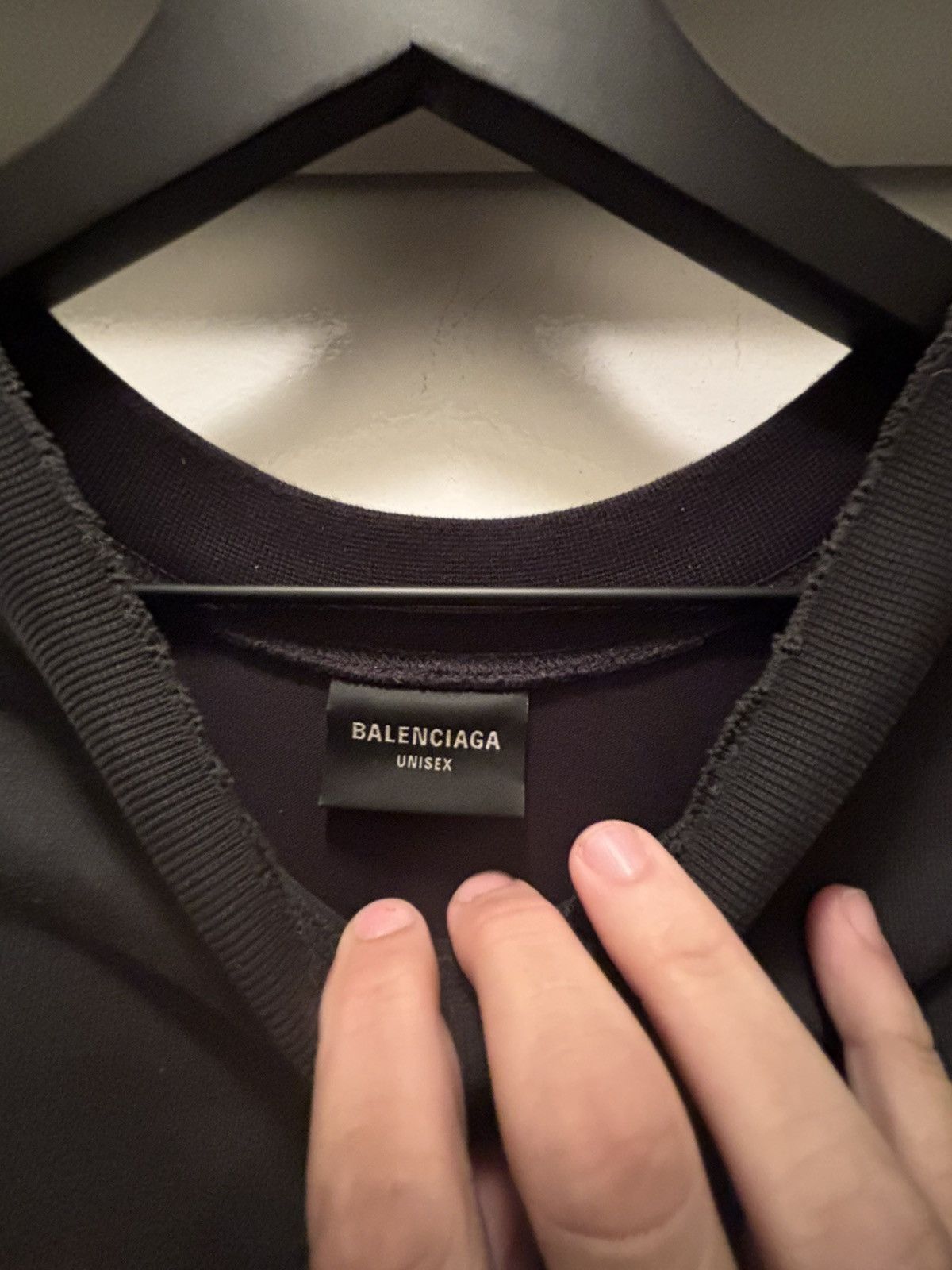 Balenciaga BALENCIAGA OVERSIZED HYBRID T-SHIRT Size US XXL / EU 58 / 5 - 7 Thumbnail