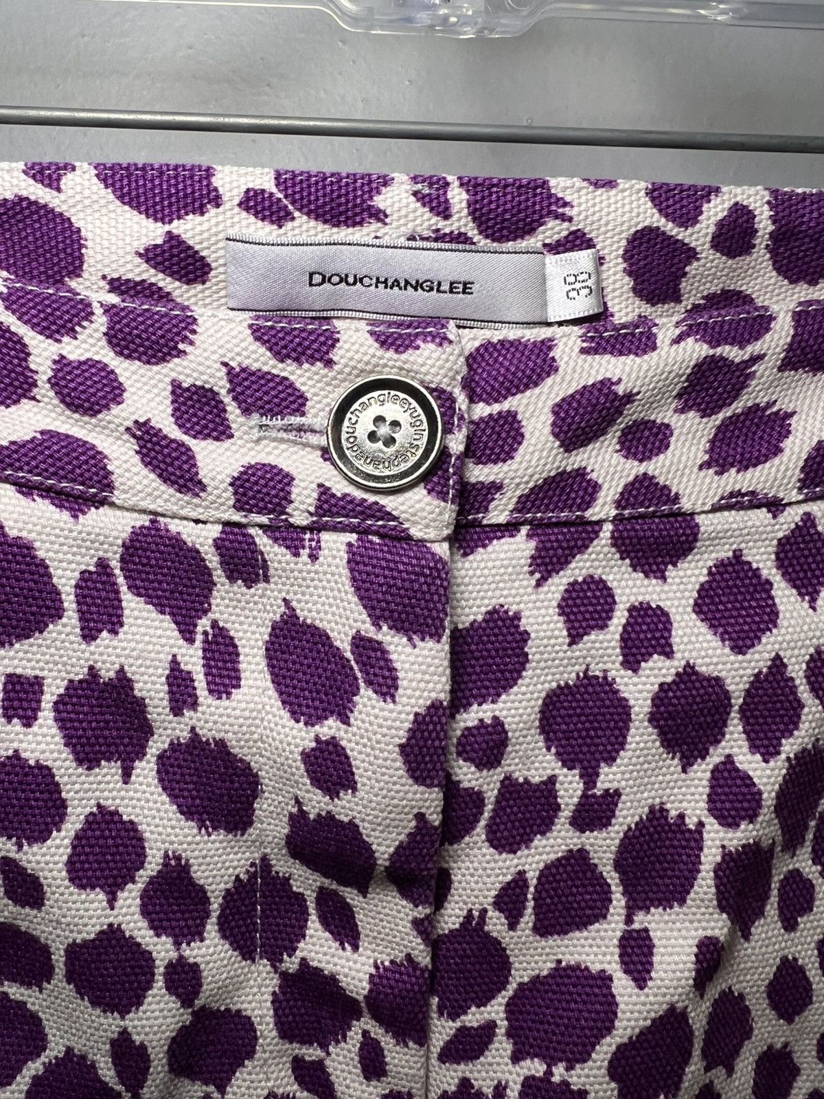 Vintage Douchanglee multi panelled cheetah print denim pants Size US 28 / EU 44 - 3 Thumbnail