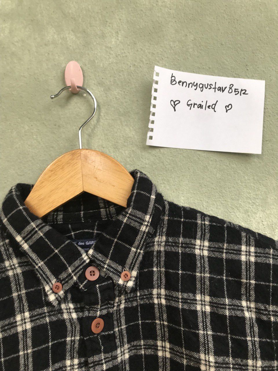 Comme des Garcons AD2012 COMME Des GARCONS HOMME WOOL FLANNER Size US L / EU 52-54 / 3 - 4 Thumbnail