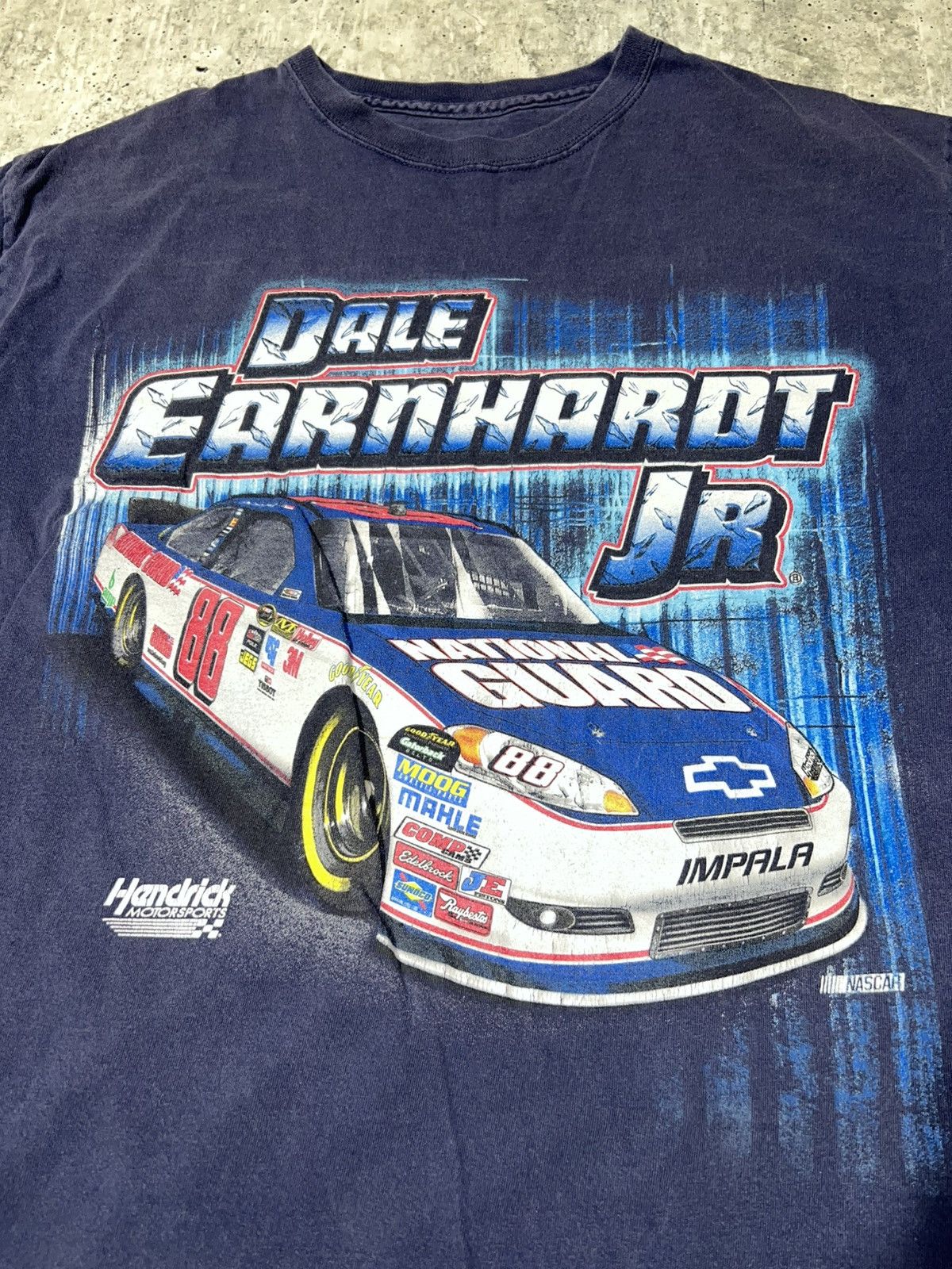 NASCAR Vintage Y2K Dale Earnhardt Jr Graphic Tee Size US L / EU 52-54 / 3 - 5 Thumbnail