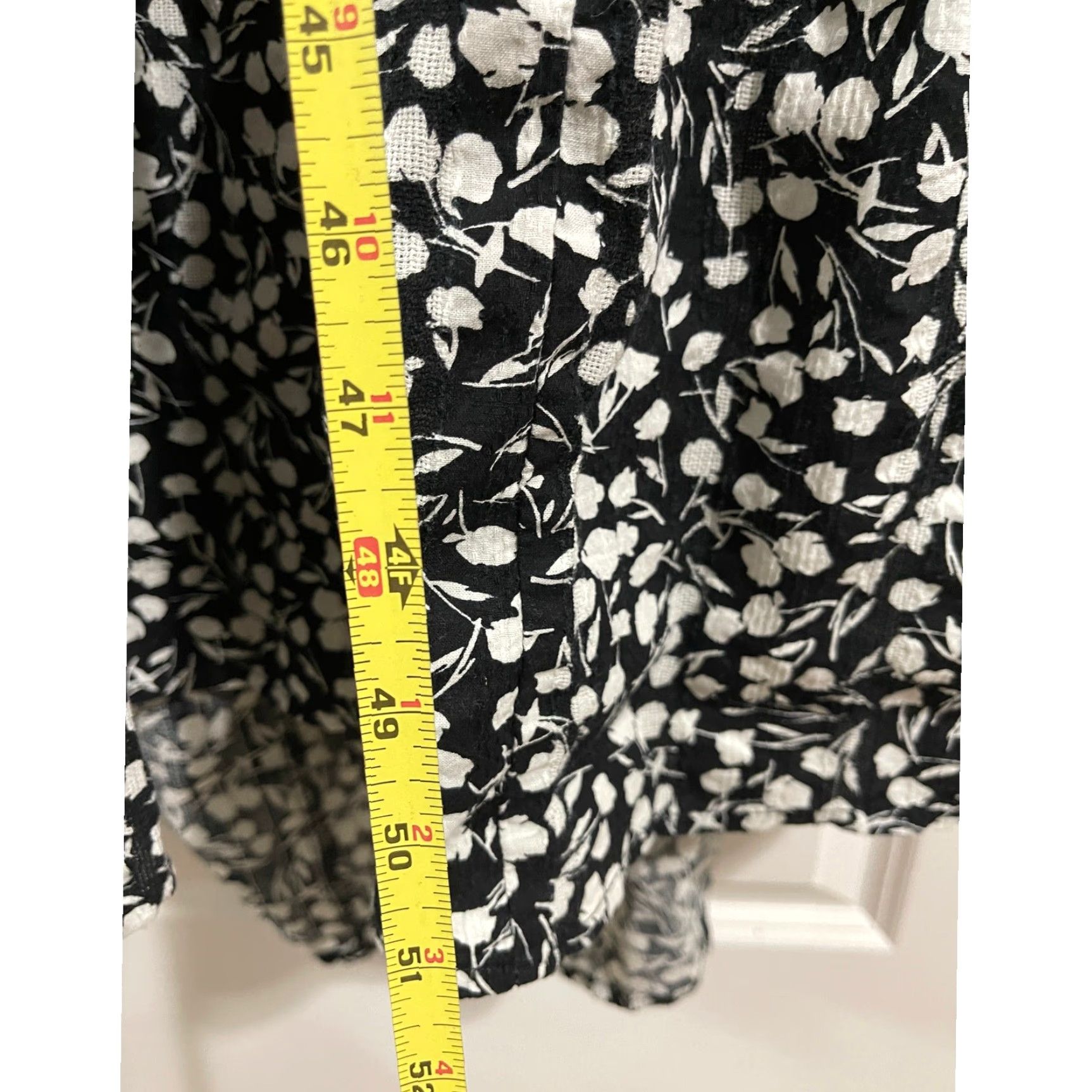 RIXO RIXO Dress for Target Floral Ruffle Strap Midi Dress Black White Plus Size 24W / 26W Size 4XL / US 24-26 - 5 Thumbnail