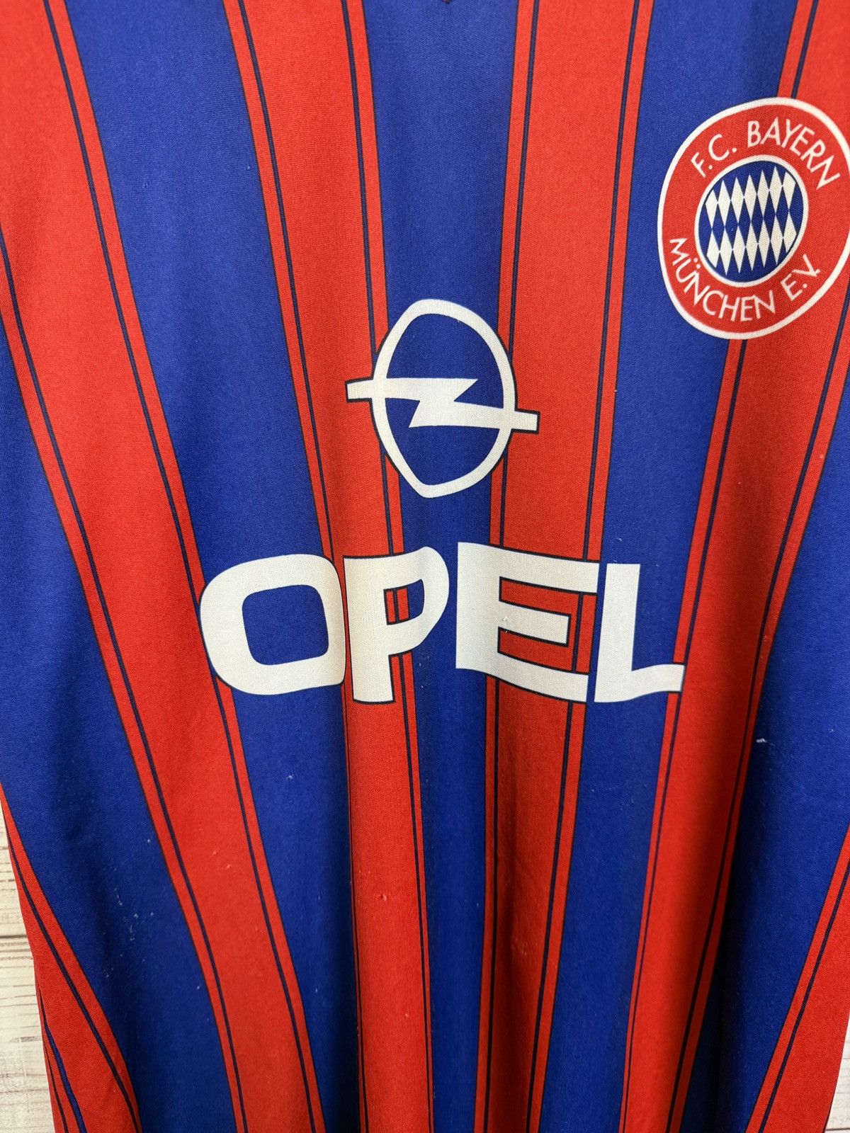 Other Vintage F.C Beyern Opel Jersey 7 SCHOLL Size US L / EU 52-54 / 3 - 3 Thumbnail