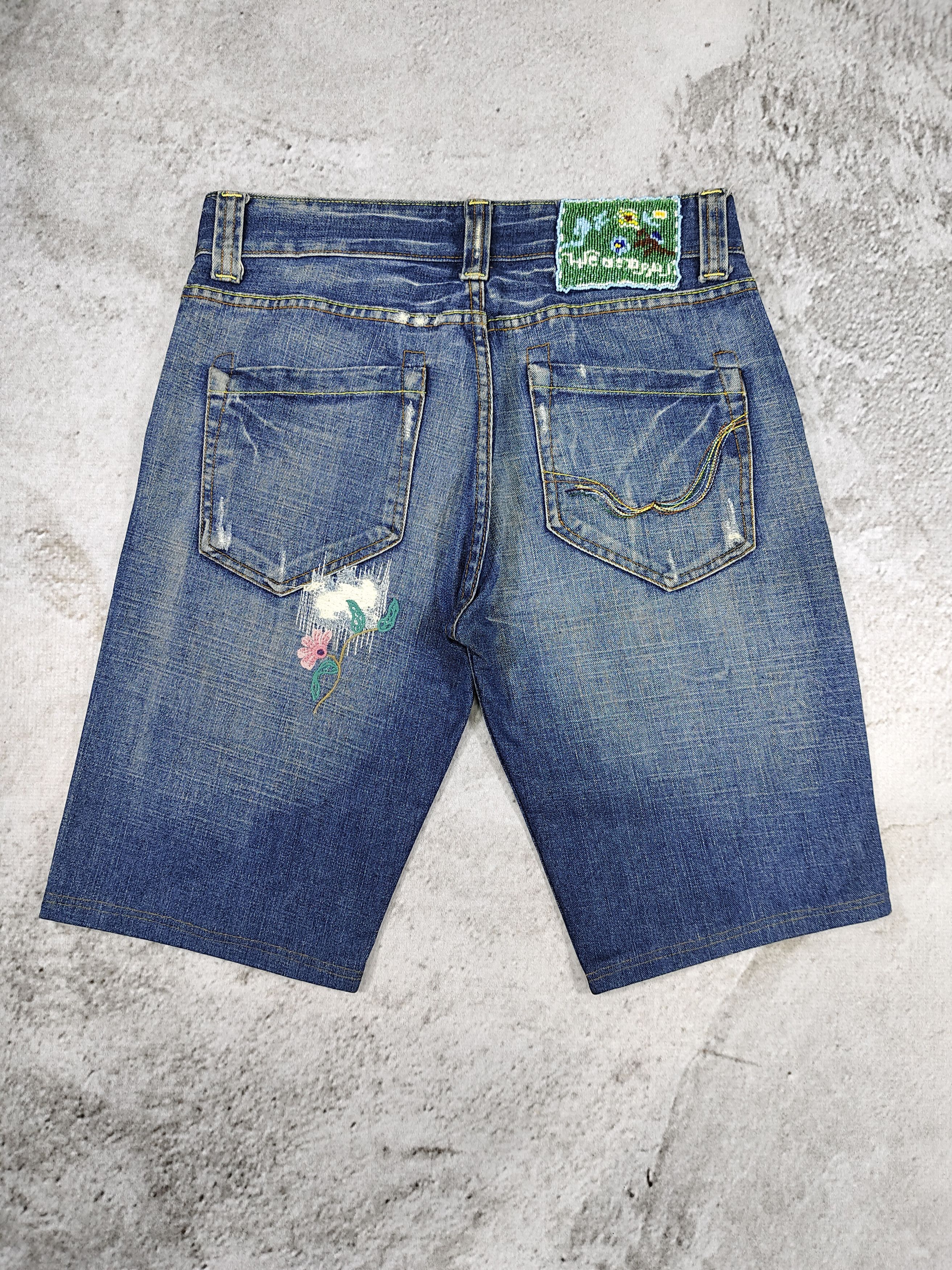 Replay 00s Replay-Y2K Experimental Distressed Embroidered Denim Size US 32 / EU 48 - 6 Thumbnail