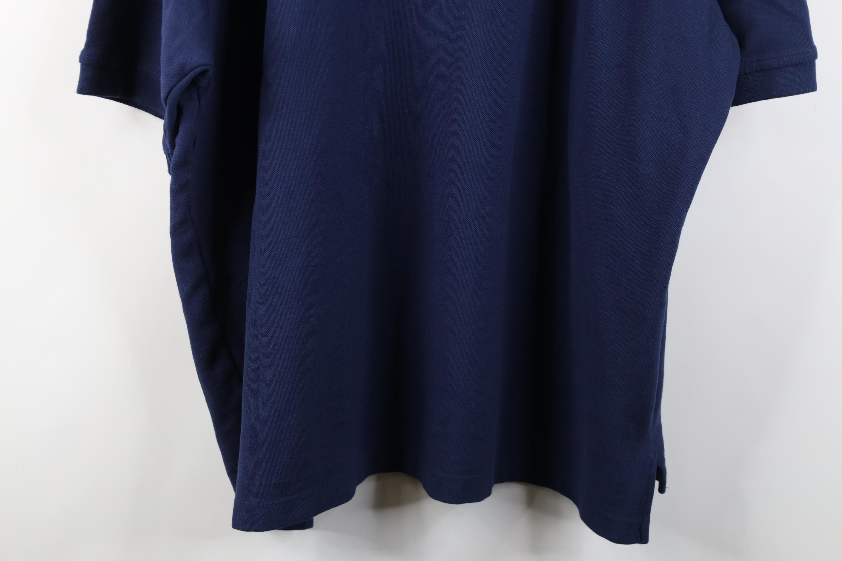 Vintage Vintage 90s Streetwear Cotton Knit Golf Polo Shirt Navy Blue Size US XXL / EU 58 / 5 - 12 Thumbnail