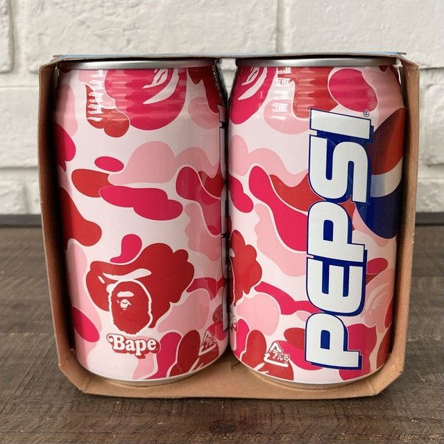 Bape × Pepsi 2001 BAPE × Pepsi Cola Aluminum Cans ABC CAMO APE NIGO Size ONE SIZE - 3 Thumbnail