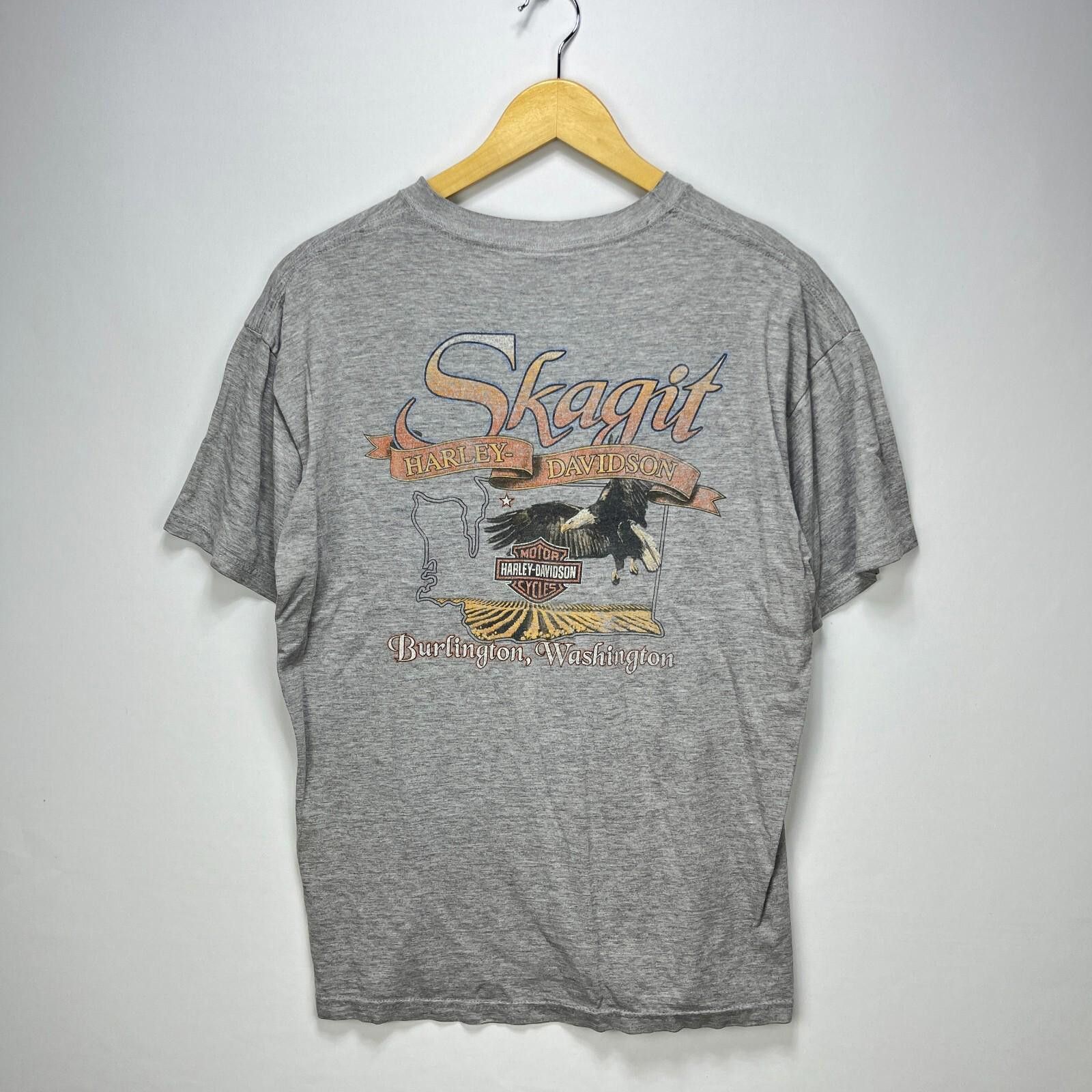 Harley Davidson Vintage Harley Davidson Washington Eagle T Shirt Large Size US L / EU 52-54 / 3 - 1 Thumbnail