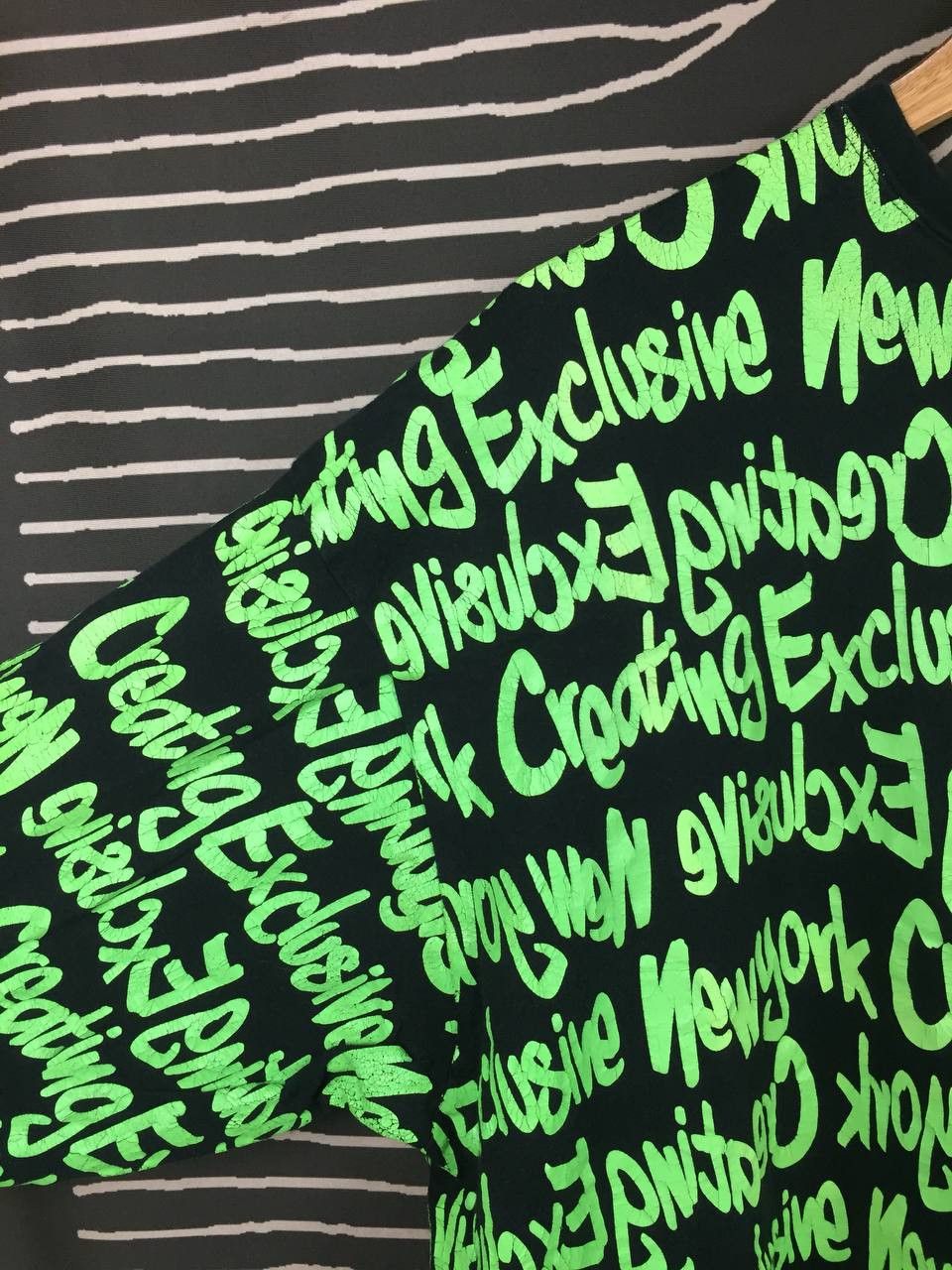 Vintage Creating Exclusive NYC All Over Print Long Sleeve Tee Size US XXL / EU 58 / 5 - 4 Thumbnail