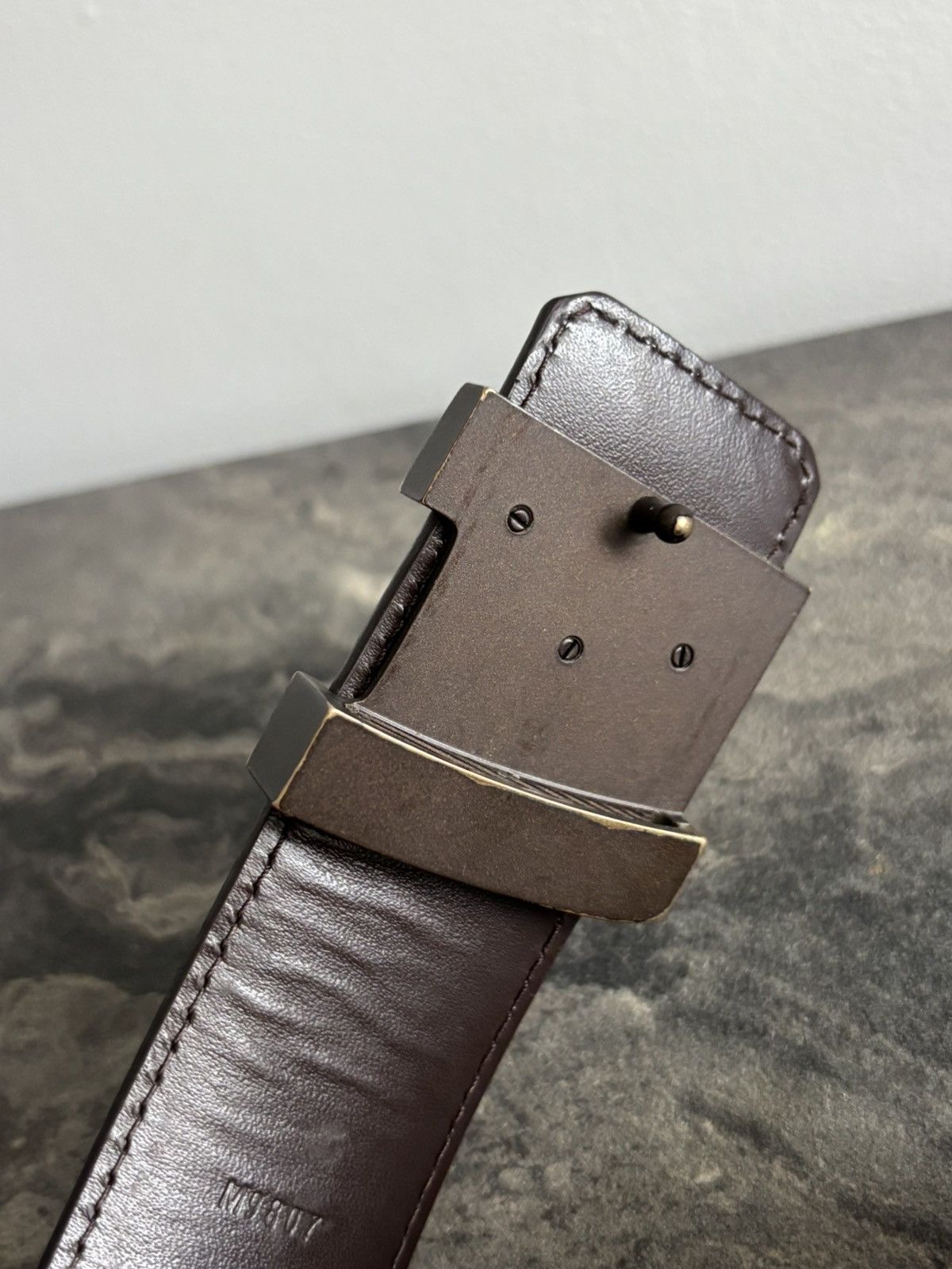 Louis Vuitton Louis Vuitton LV Damier belt Size 40 - 5 Thumbnail