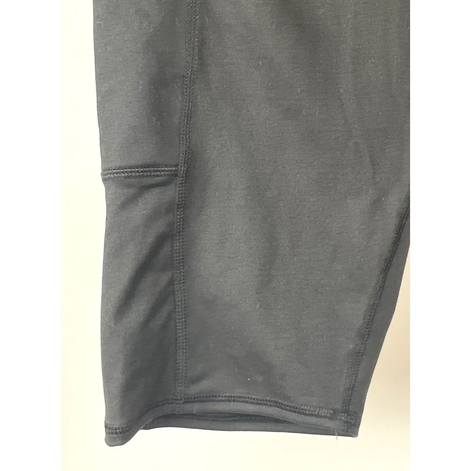 Vintage Maurices Shorts Womens Medium Biker Black Pull On Stretch Slash Pockets Casual Size 32" / US 10 / IT 46 - 3 Thumbnail
