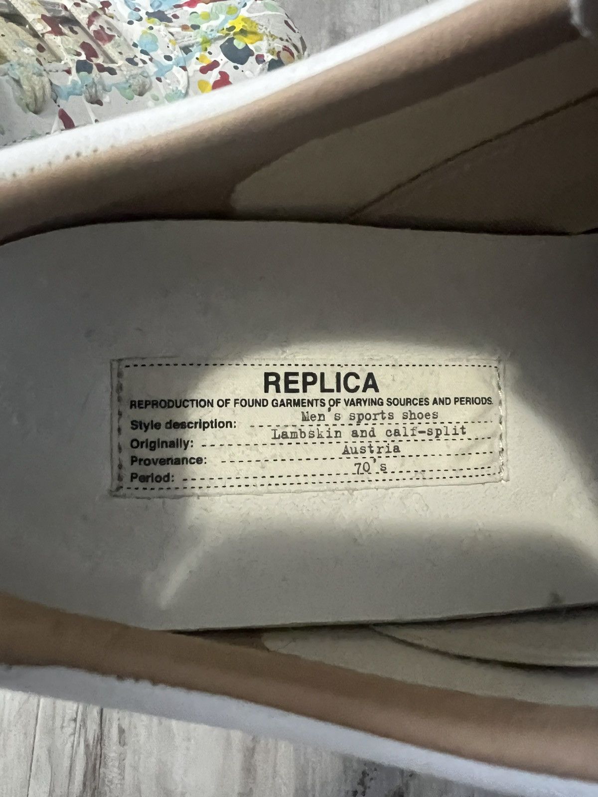 Maison Margiela maison margiela sneaker print Size US 7.5 / EU 40-41 - 6 Thumbnail