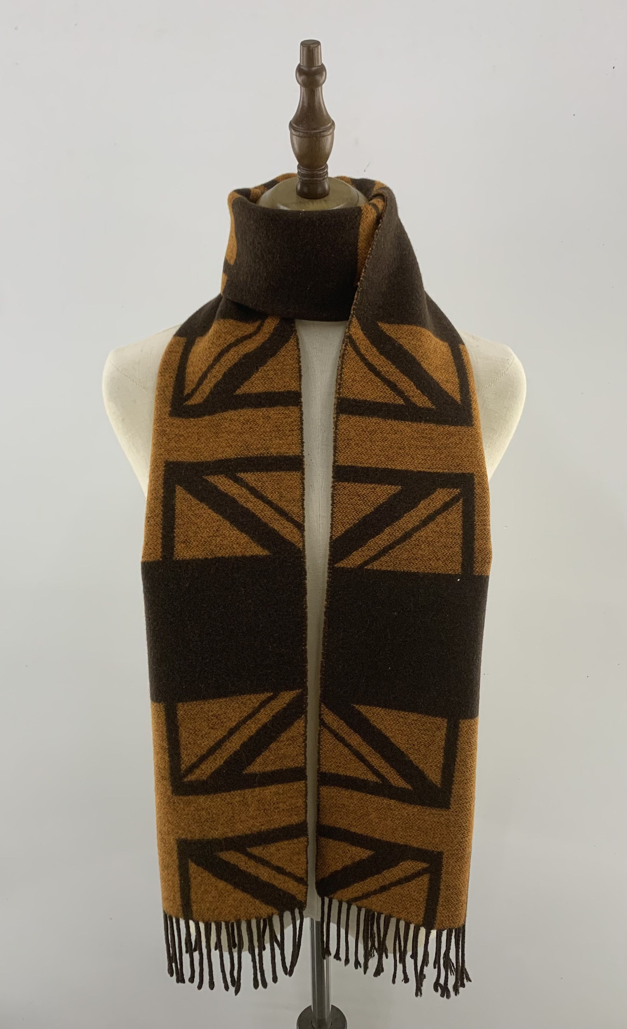 Paul Smith Paul Smith x Glen Prince Scarf Wool Muffler Neck Wrap BL3095 Size ONE SIZE - 1 Thumbnail