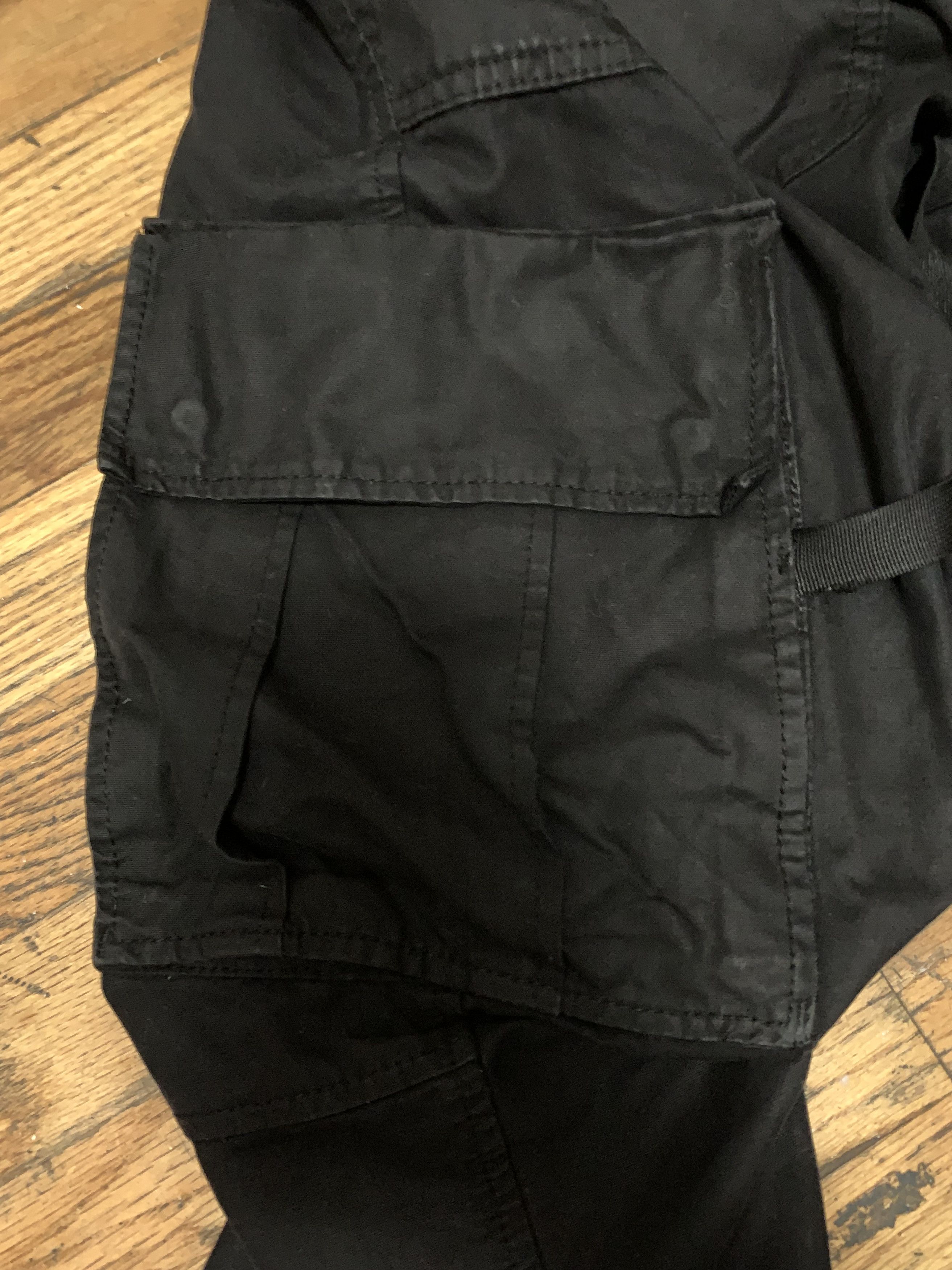 Off-White OFF-WHITE S/S 2020 Parachute Cargo Pant ⊛ BLACK ⊛ Used/Worn Size US 30 / EU 46 - 3 Thumbnail