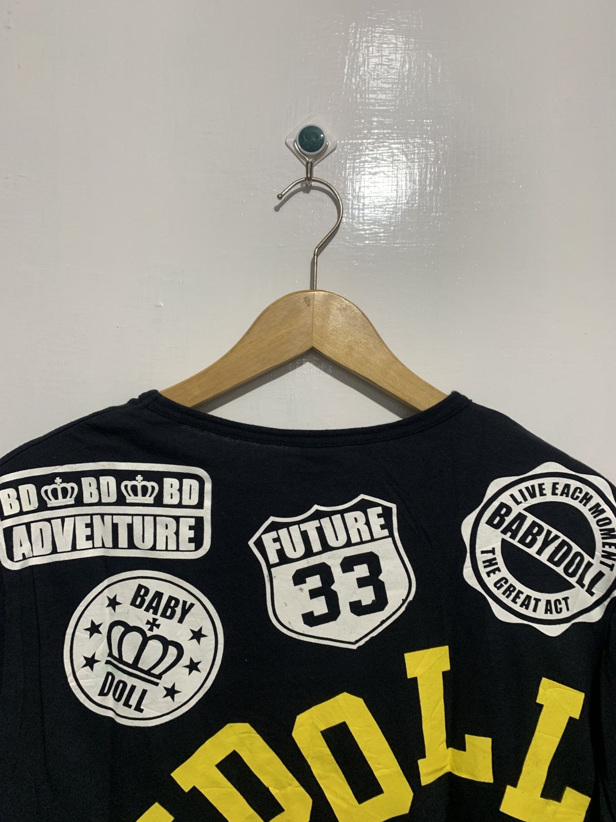Japanese Brand Baby Doll Gothic Y2k Poem Black Tshirt Size M / US 6-8 / IT 42-44 - 8 Thumbnail