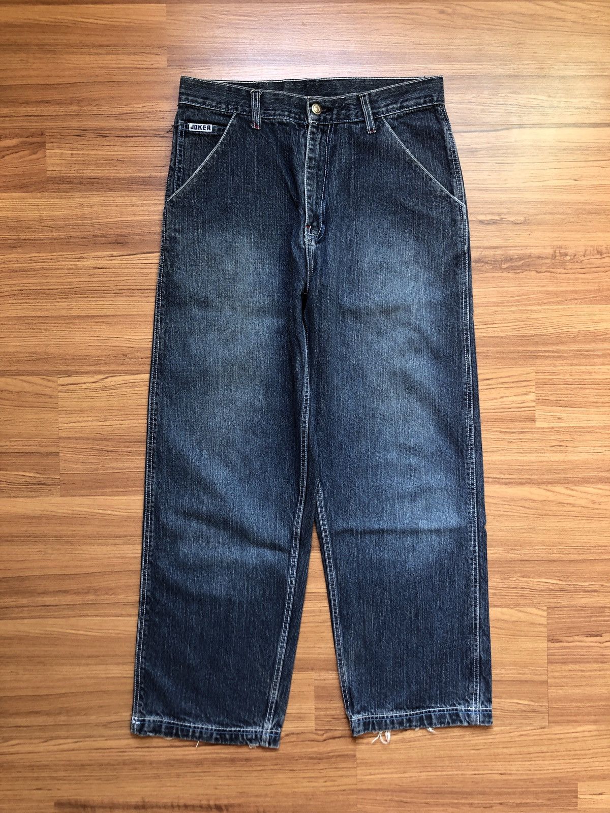 Born X Raised JOKER BRAND Blue Denim Pants Size US 32 / EU 48 - 2 Thumbnail