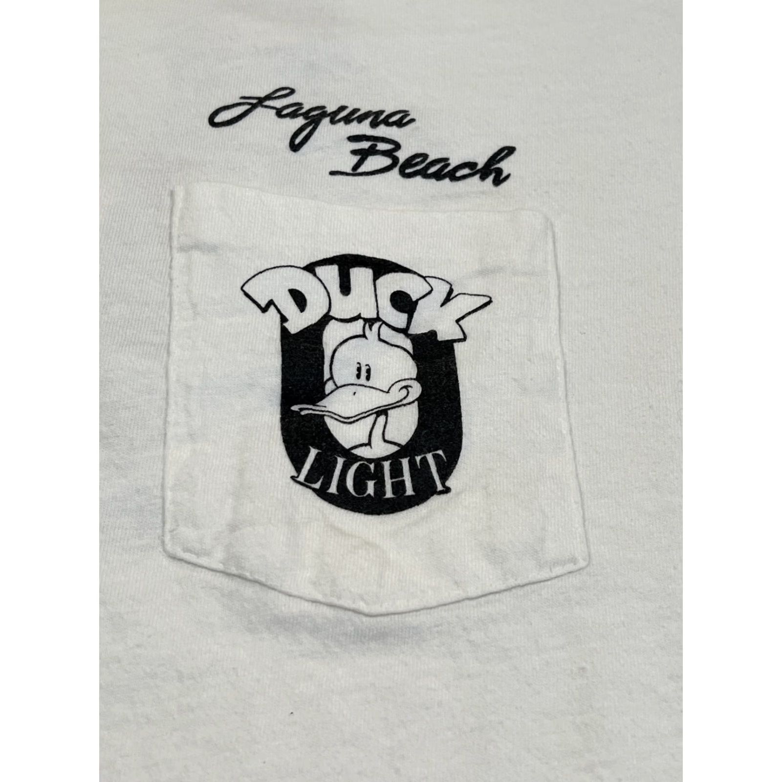 Vintage VINTAGE Duck Light Beer Graphic T Shirt Men XL Single Stitch 1986 Lifestyles Size US XL / EU 56 / 4 - 3 Thumbnail