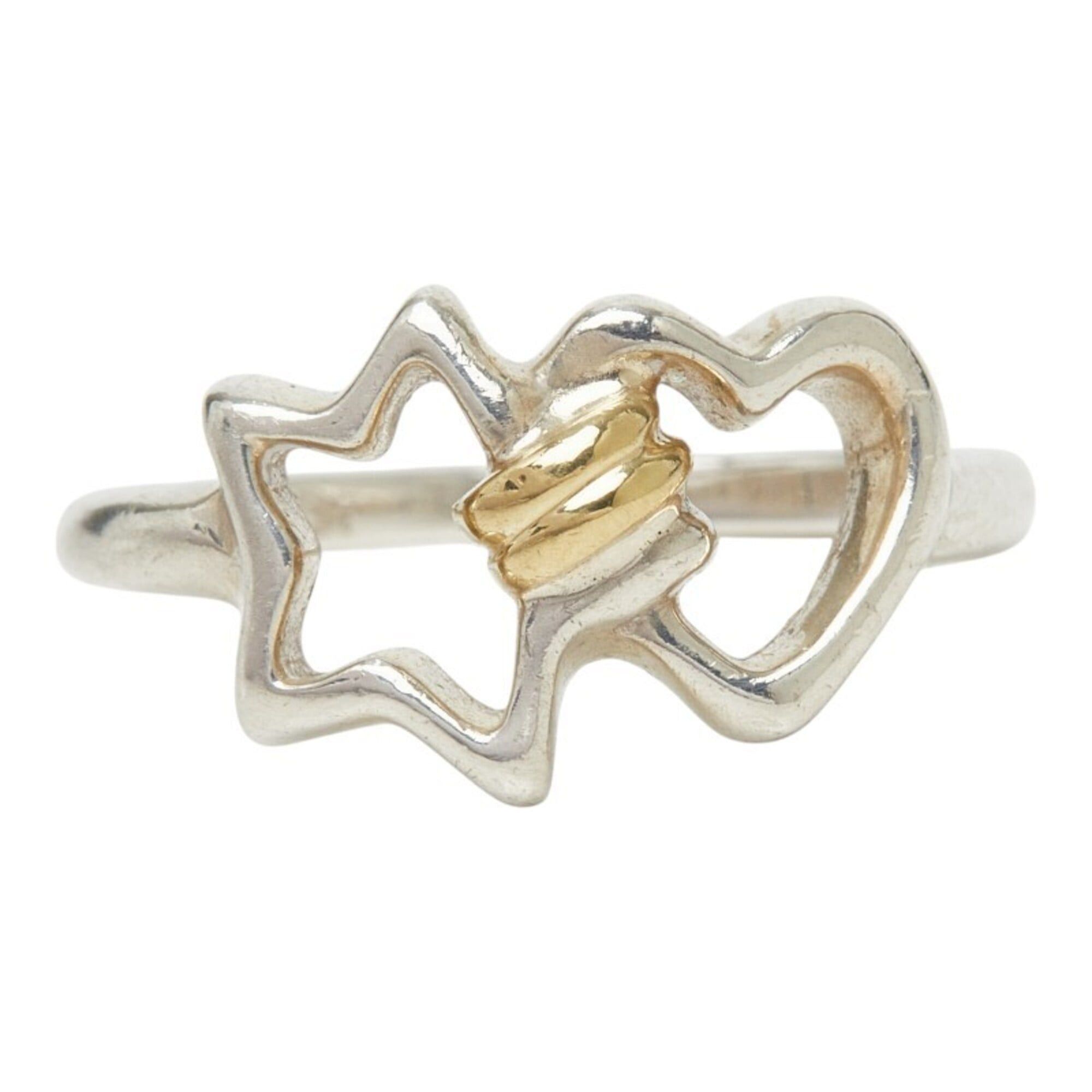 Tiffany & Co. Tiffany & Co. Star Heart Ring, Sterling Silver (SV925) and 18K Yellow Gold, for Women. Size ONE SIZE - 1 Thumbnail