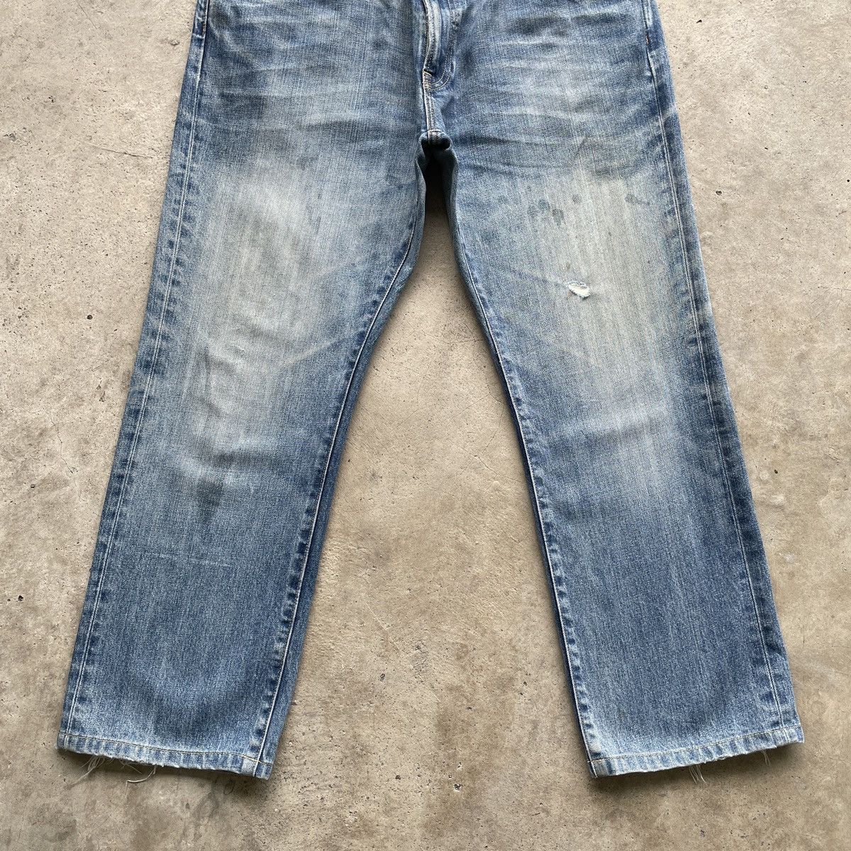 Japanese Brand W36💥 Vintage Japanese Brand UJ Faded Denim Jeans Pants Size US 36 / EU 52 - 4 Thumbnail