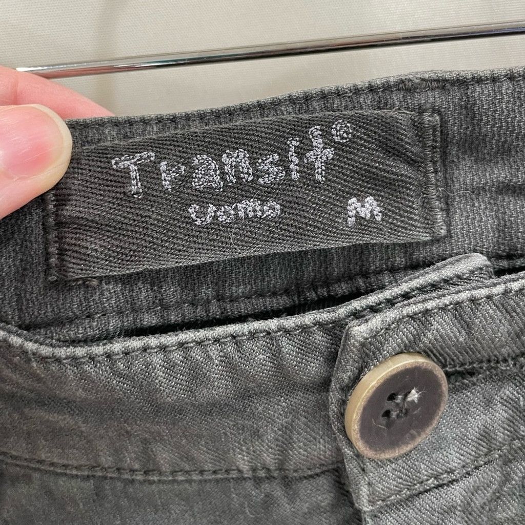 Transit Uomo Transit UOMO Dark Grey Italian Linen Jean Size M ( US 34) Size US 33 - 4 Thumbnail