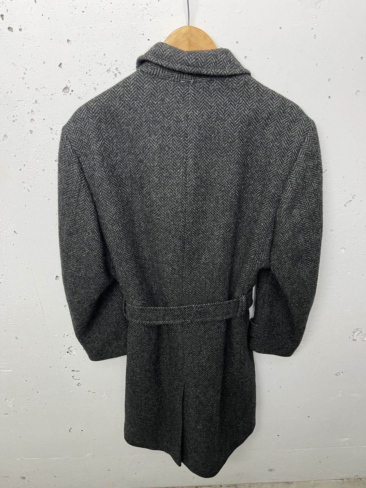 Vintage Vintage tweed balmacaan style overcoat Size US L / EU 52-54 / 3 - 6 Thumbnail