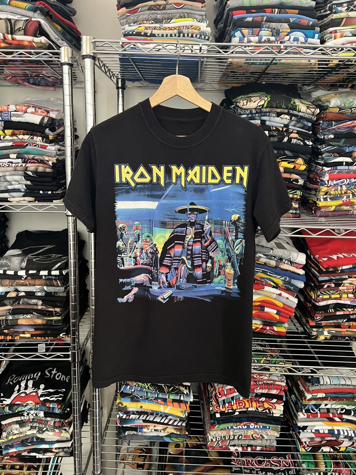 Iron Maiden 2008 Somewhere Back In Time Egypt Mexico Metal Tour Tee Size US S / EU 44-46 / 1 - 1 Thumbnail