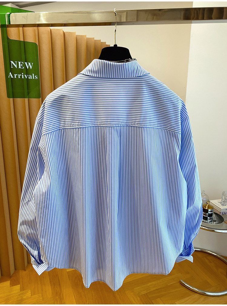 Other Embroidered Flower Striped Shirt Size US M / EU 48-50 / 2 - 3 Thumbnail