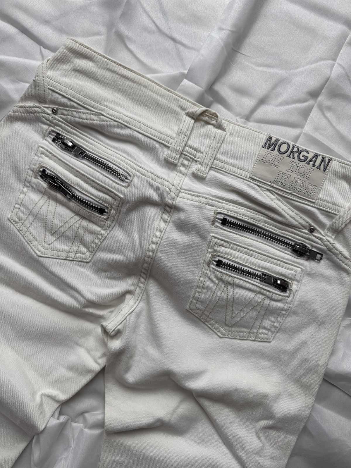Morgan De Toi Y2K Morgan de Toi Vintage Double Zip Details Low Rise Jeans Size 30" / US 8 / IT 44 - 5 Thumbnail