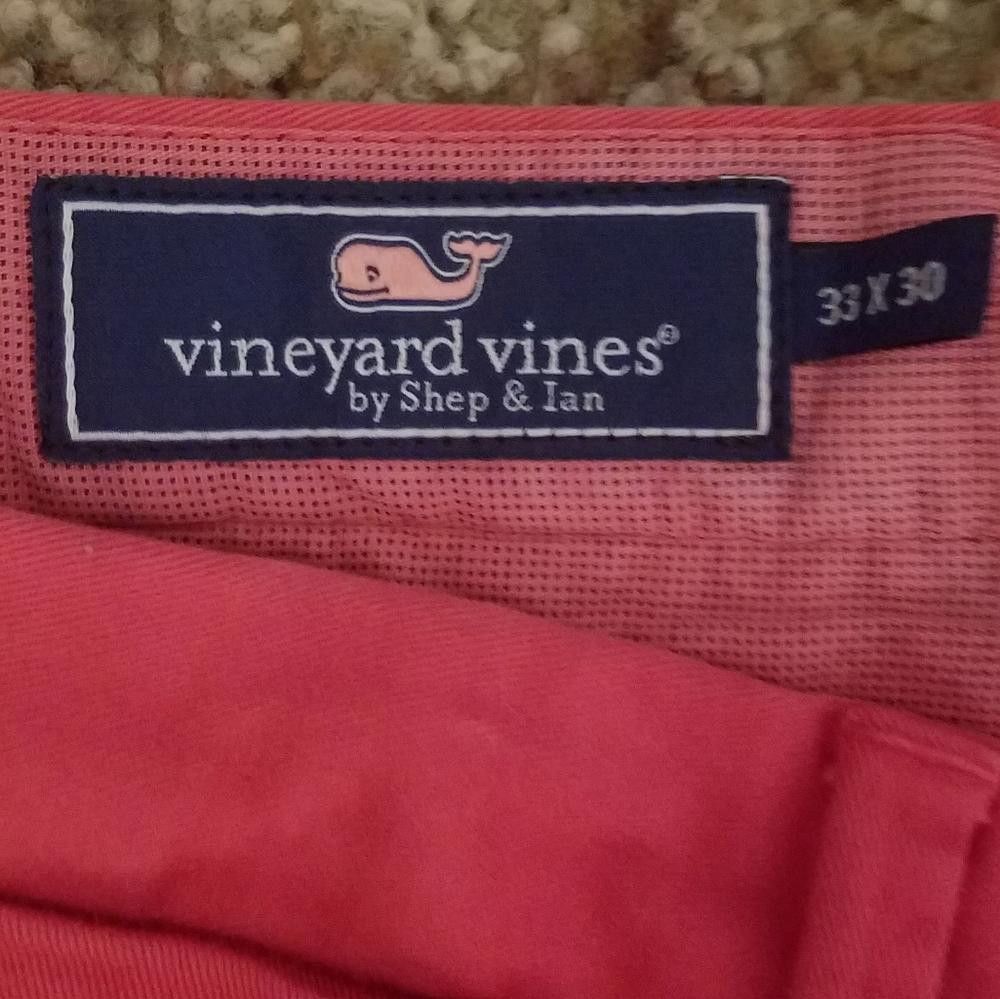 Vineyard Vines Vineyard Vines Vibrant Red Chinos 33X30 Size US 33 - 4 Thumbnail