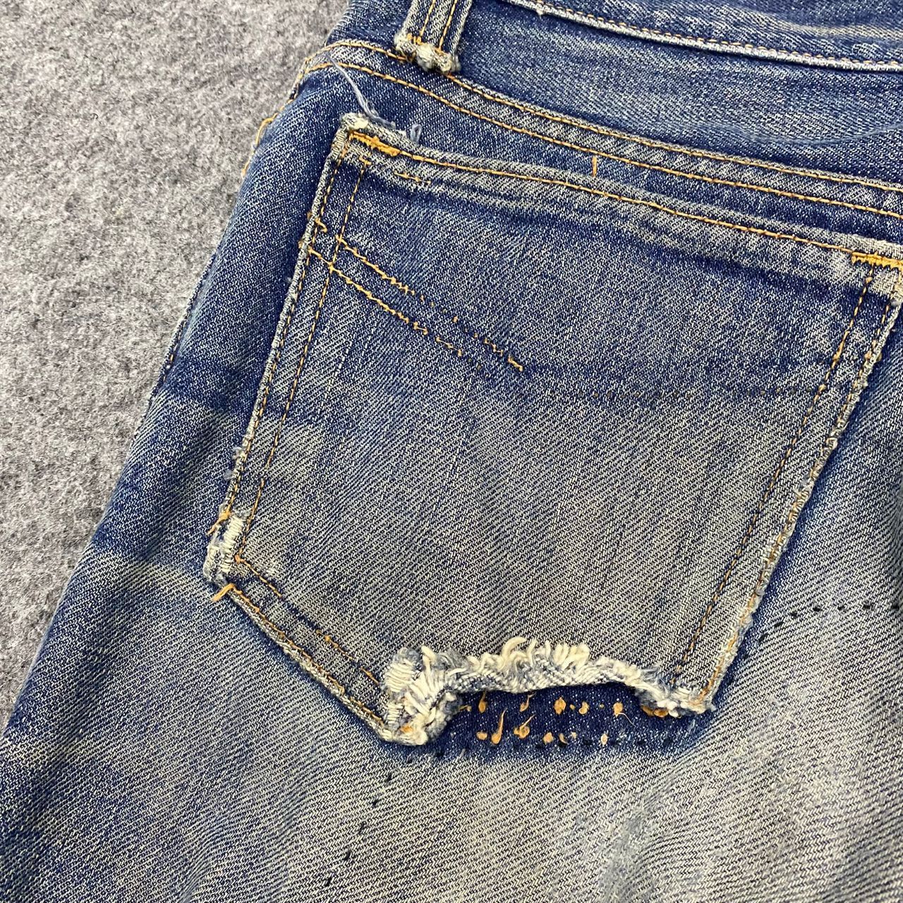 Japanese Brand 💥Best Offer💥Vintage Mc Campbell Bootcut Distressed Denim Size US 30 / EU 46 - 15 Thumbnail