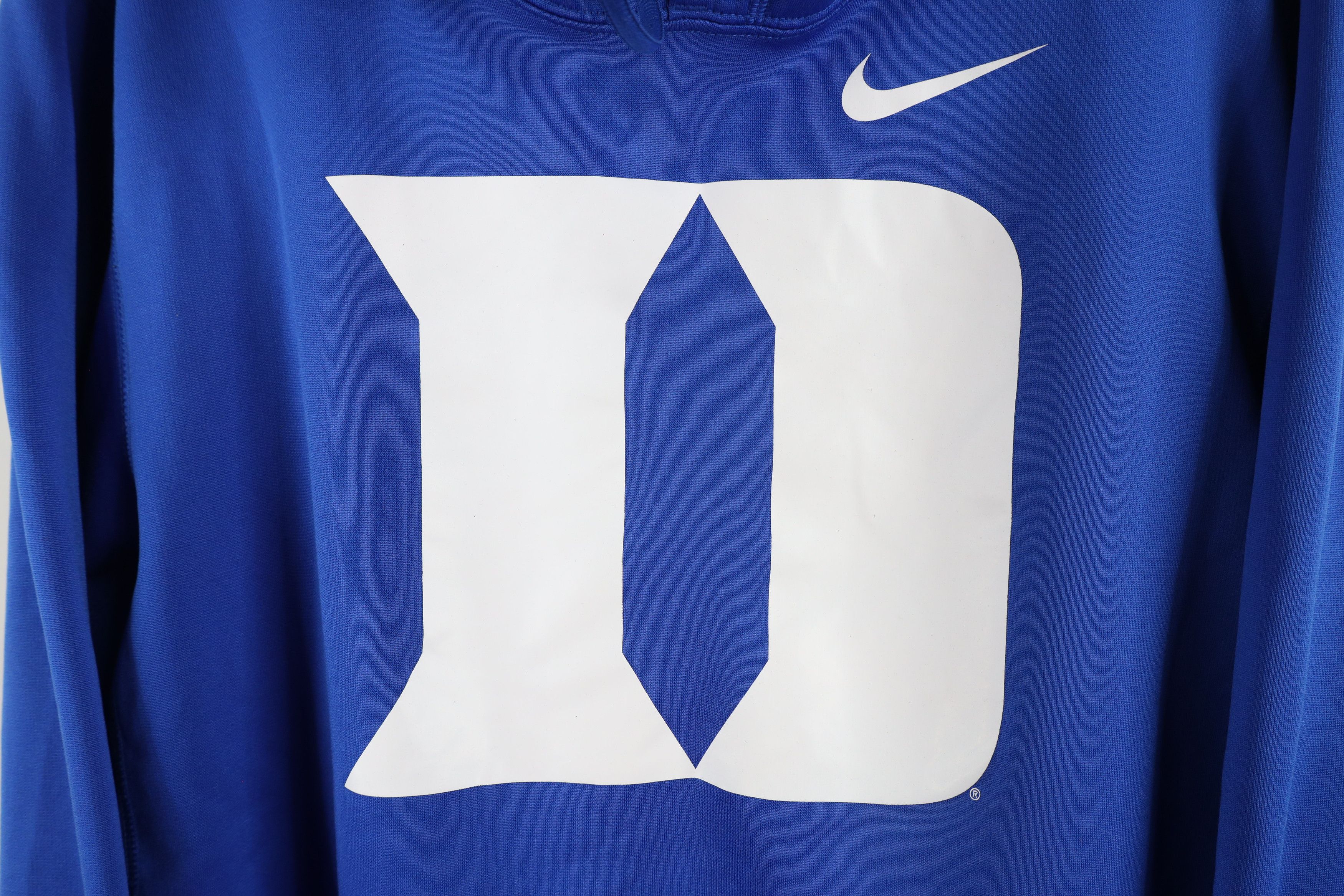 Nike × Vintage Nike Duke University Big Logo Hoodie Sweatshirt Blue Size US S / EU 44-46 / 1 - 4 Thumbnail