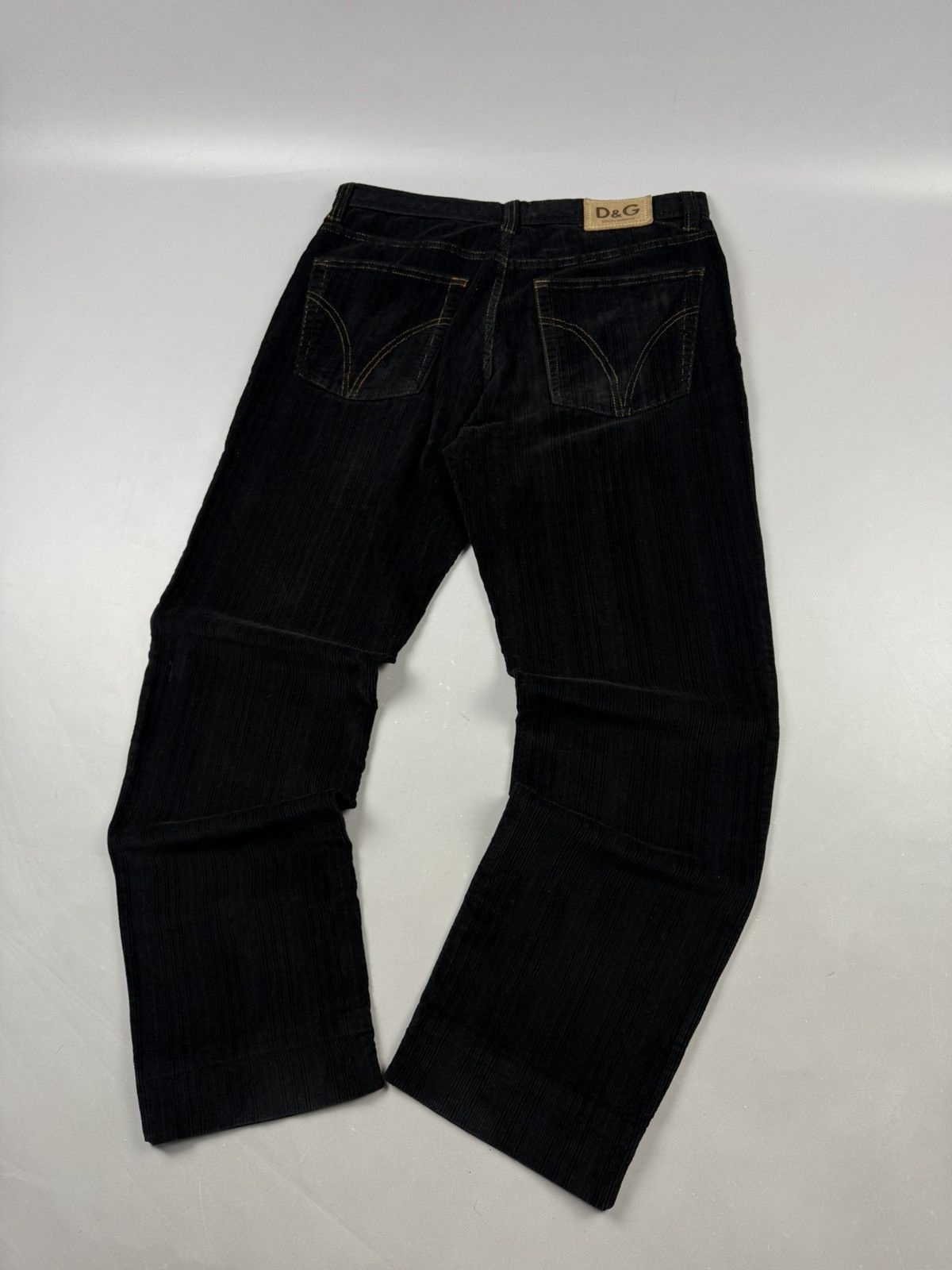 Dolce & Gabbana Dolce & Gabbana curdoroy pants black baggy fit Size US 34 / EU 50 - 3 Thumbnail