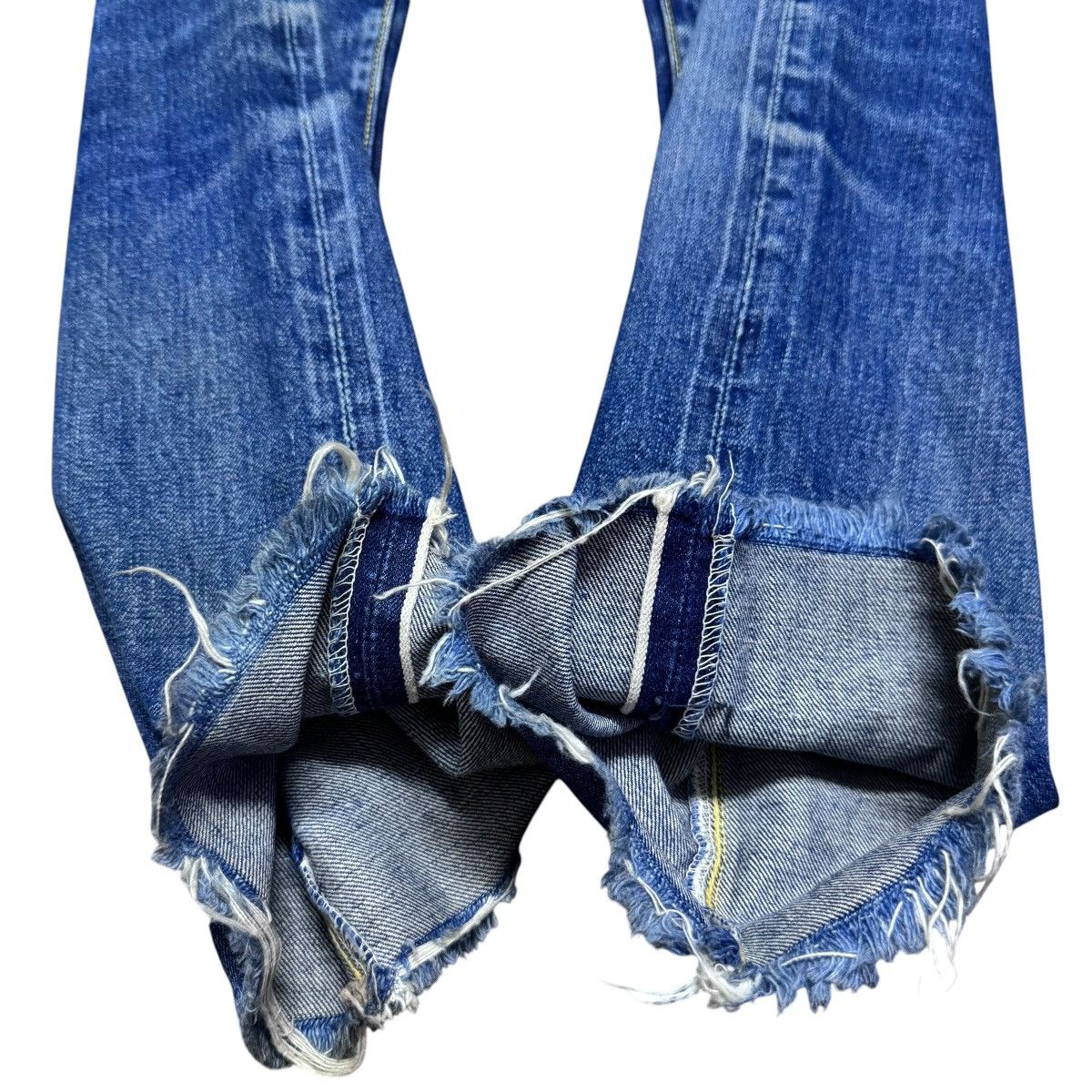 Vintage Vintage 70s BIGSTONE Denim Selvedge Jeans Repaired Size US 29 - 3 Thumbnail