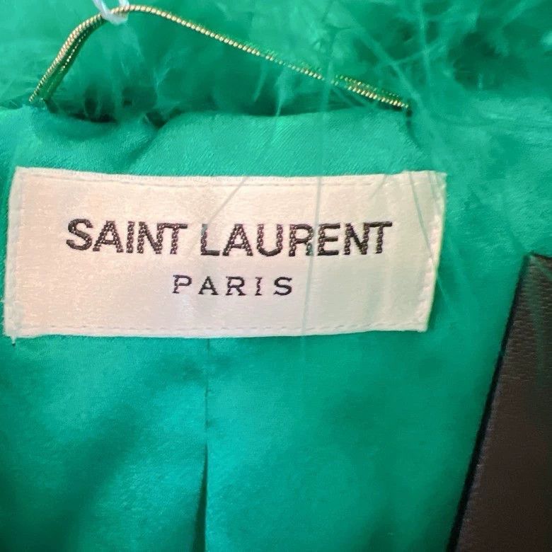 Saint Laurent Paris saint Laurent parisGreen fur jacket 2503-Nextarrow Size XXS / US 00 / IT 34 - 8 Thumbnail