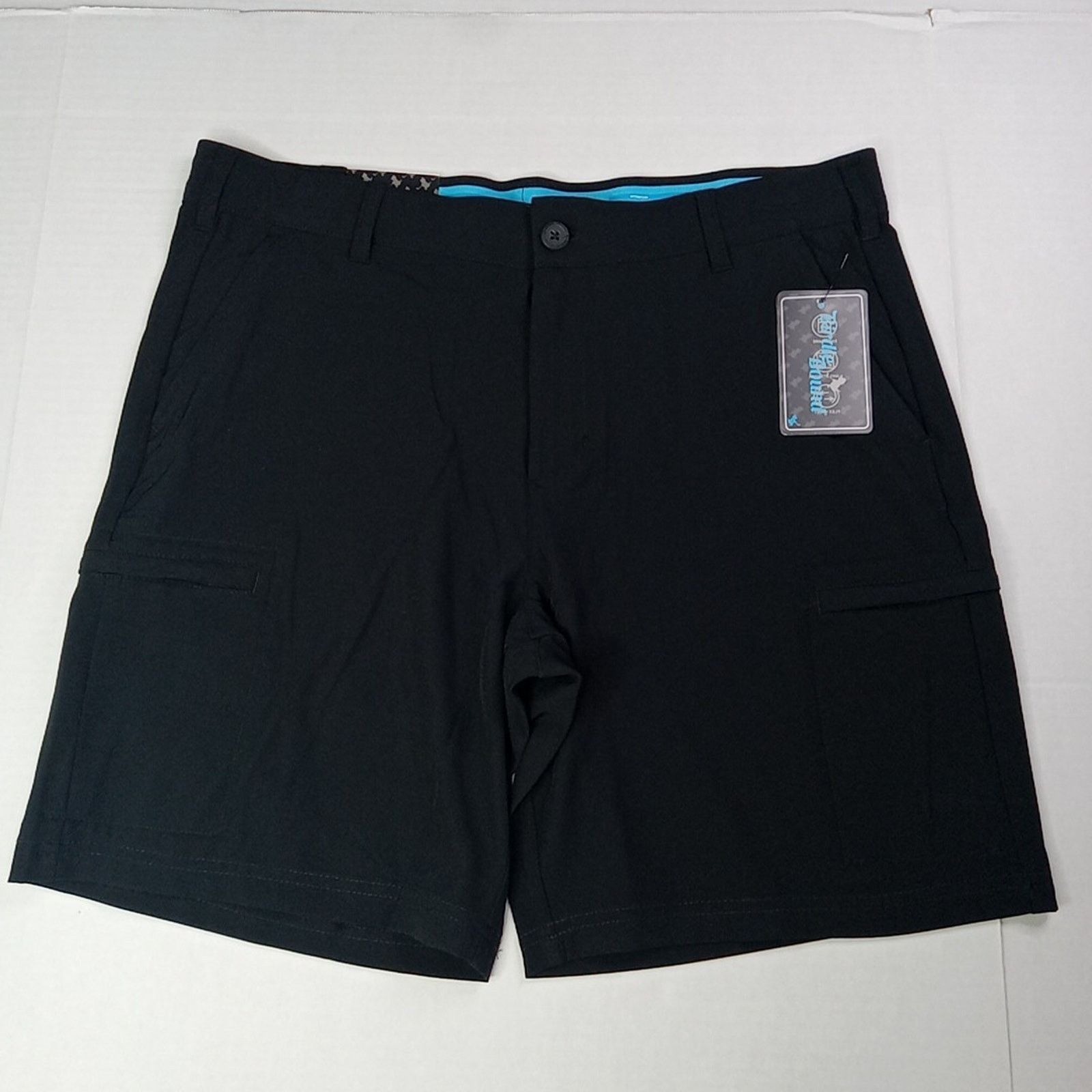 Other Birdie Bound Cargo Shorts Mens 36x9 Black Stretch Flex Waist Size US 36 / EU 52 - 1 Thumbnail